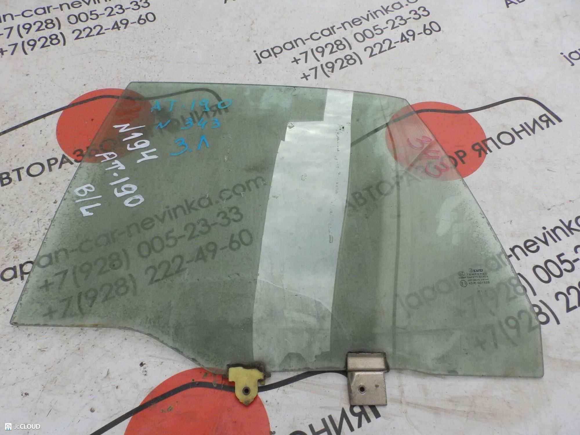 194 Стекло двери задней левой TOYOTA AT190, 3000 рублей, Невинномысск