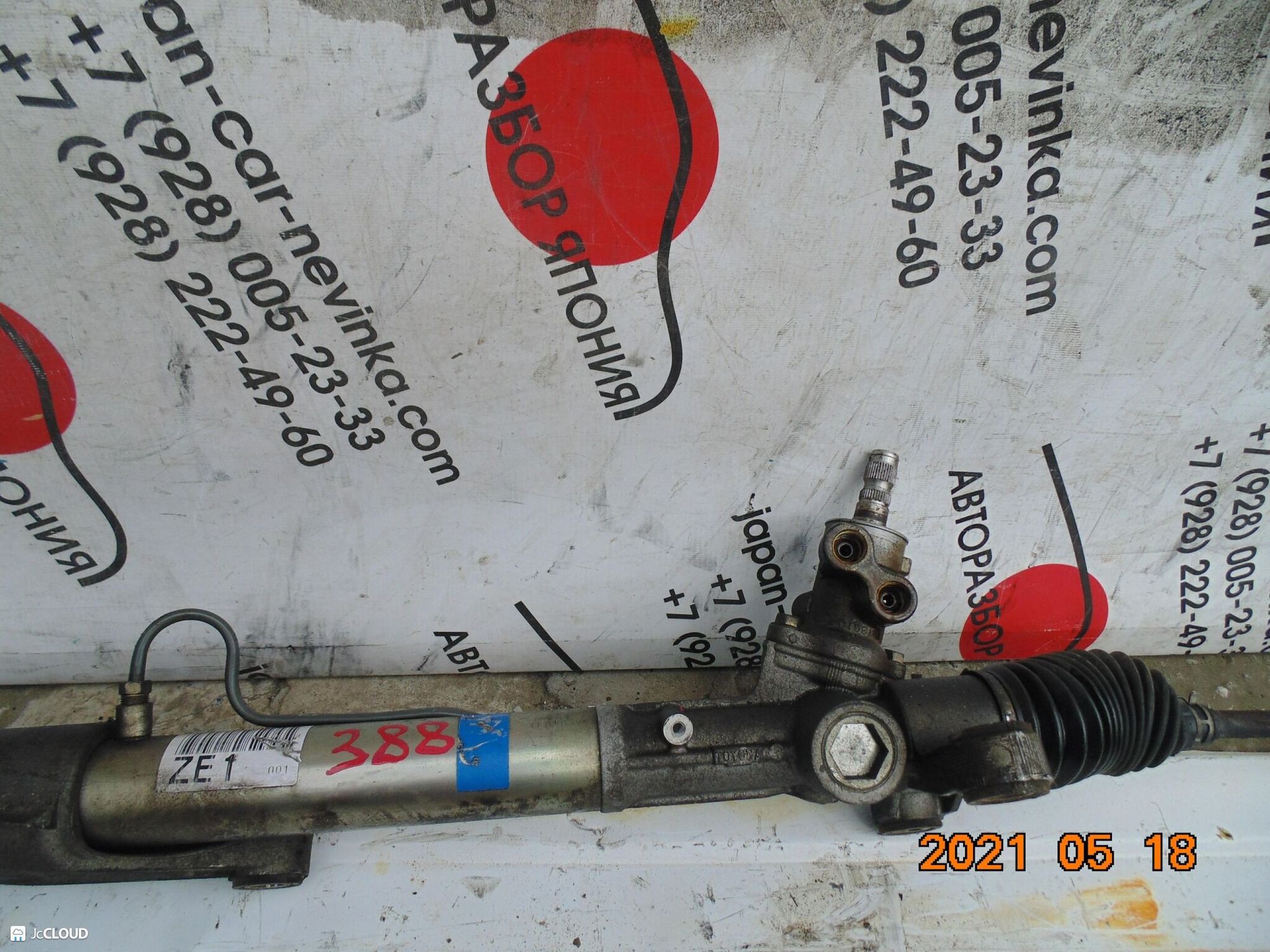 388 рулевая рейка  TOYOTA COROLLA ZZE122, 9500 рублей, Невинномысск