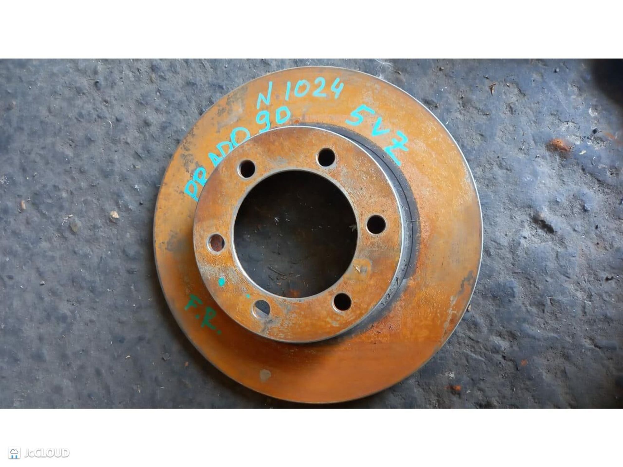 1024 тормозной диск  TOYOTA PRADO VZJ90 5VZ, 3000 рублей, Невинномысск