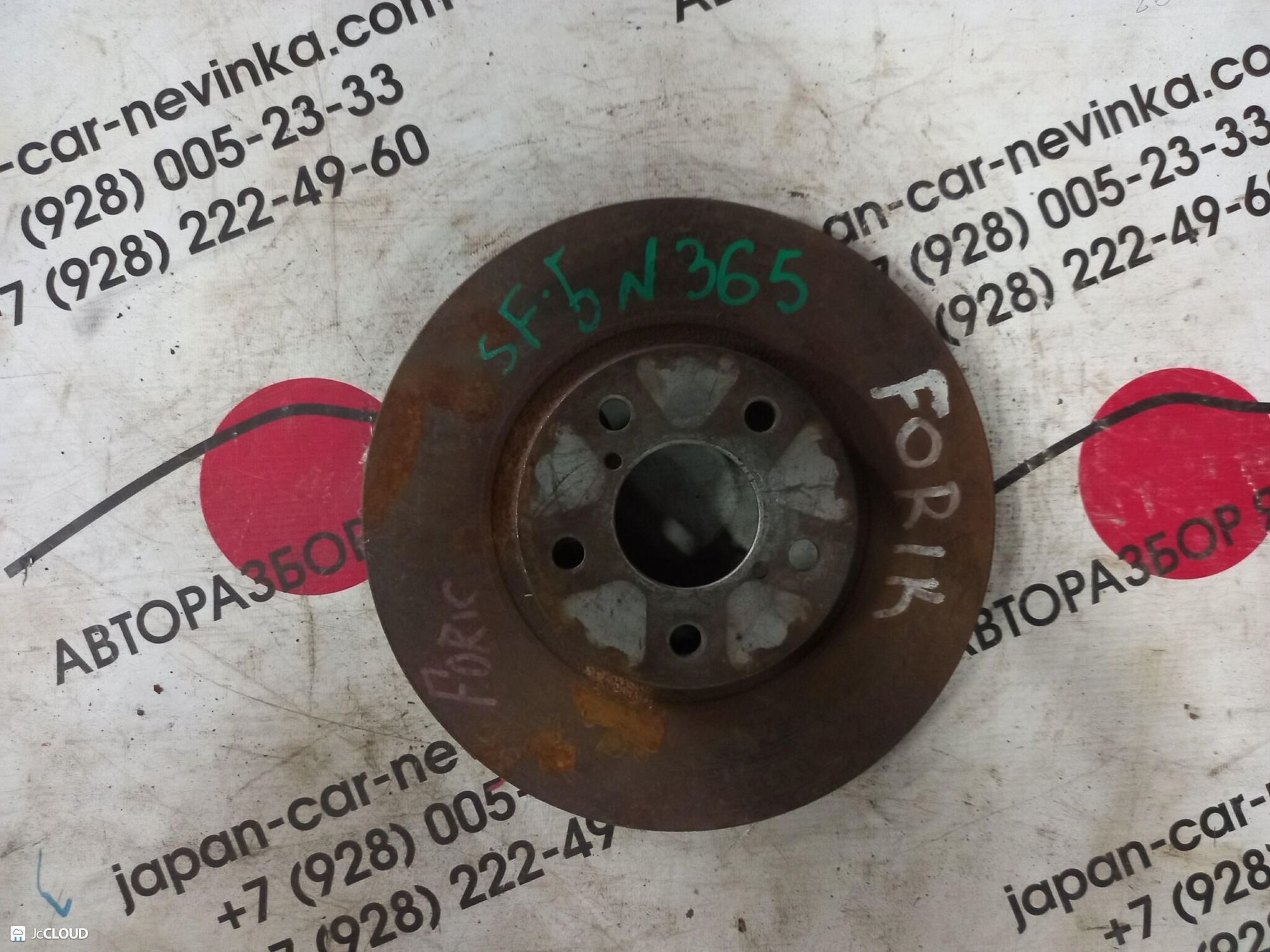 365 тормозной диск  SUBARU FORESTER SF5, 2000 рублей, Невинномысск