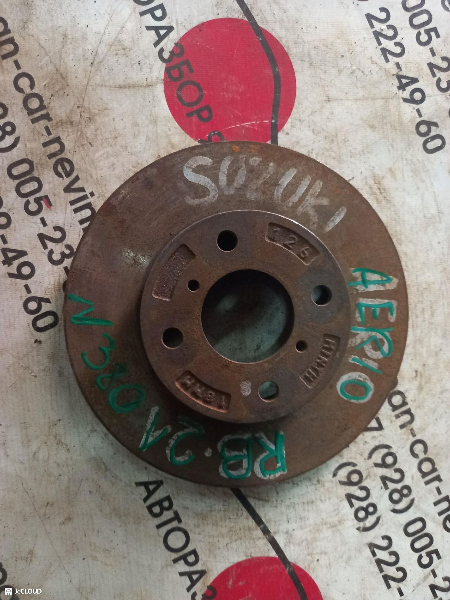 380 тормозной диск SUZUKI AERIO RB21S, 1800 рублей, Невинномысск