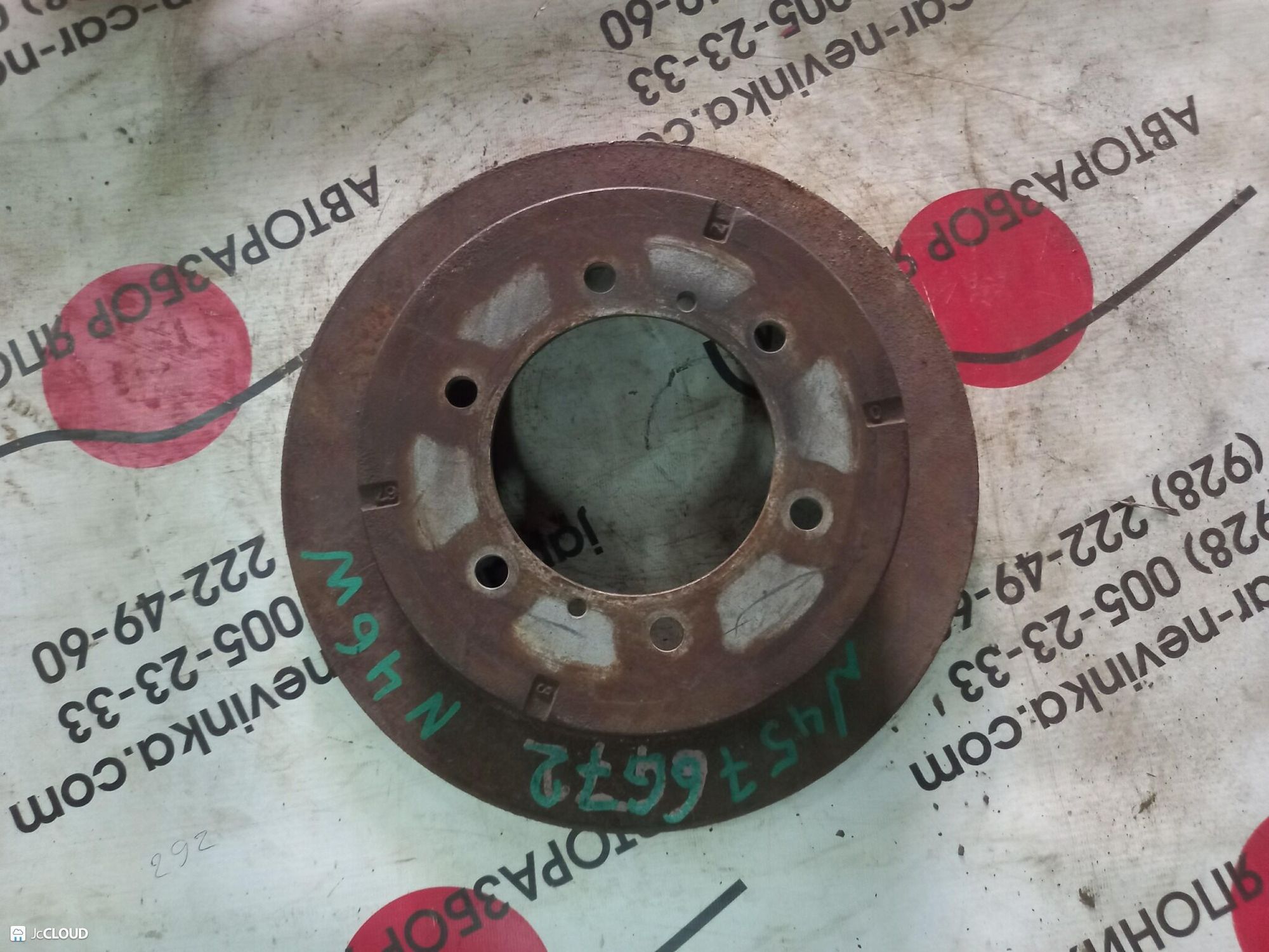 457 тормозной диск MITSUBISHI PAJERO N46W 6G72, 2000 рублей, Невинномысск