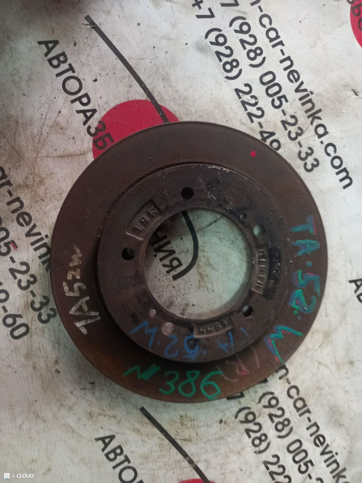 386 тормозной диск SUZUKI ESCUDO TA52W, 2000 рублей, Невинномысск