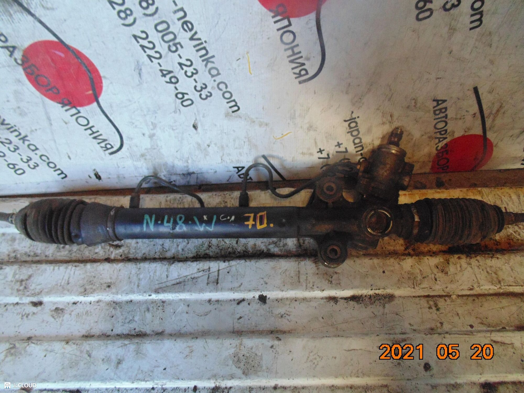 70 рулевая рейка  MITSUBISHI CHARIOT N48W, 7500 рублей, Невинномысск