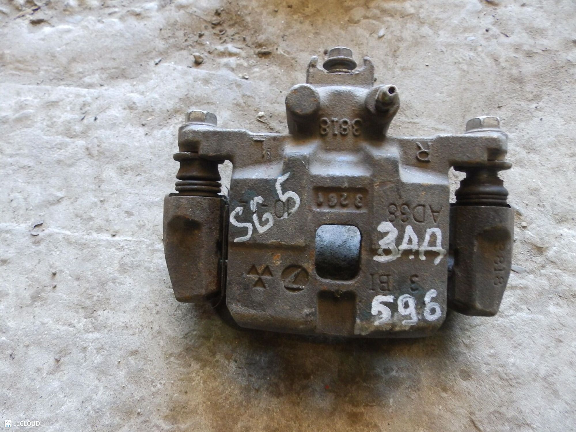 596 Суппорт тормозной задний левый SUBARU FORESTER SG5, 3000 рублей, Невинномысск