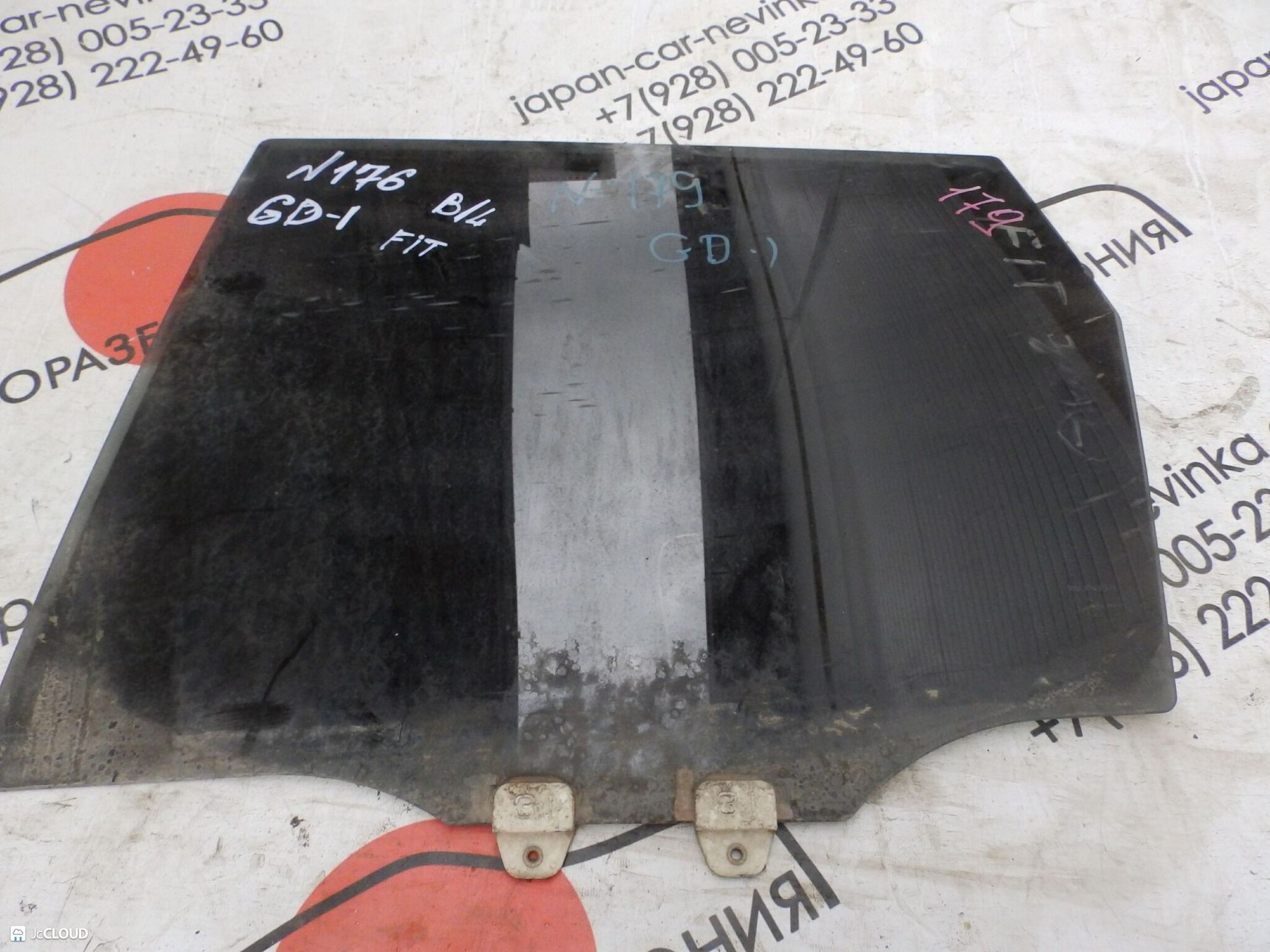 176 Стекло двери задней левой HONDA FIT GD1, 1000 рублей, Невинномысск