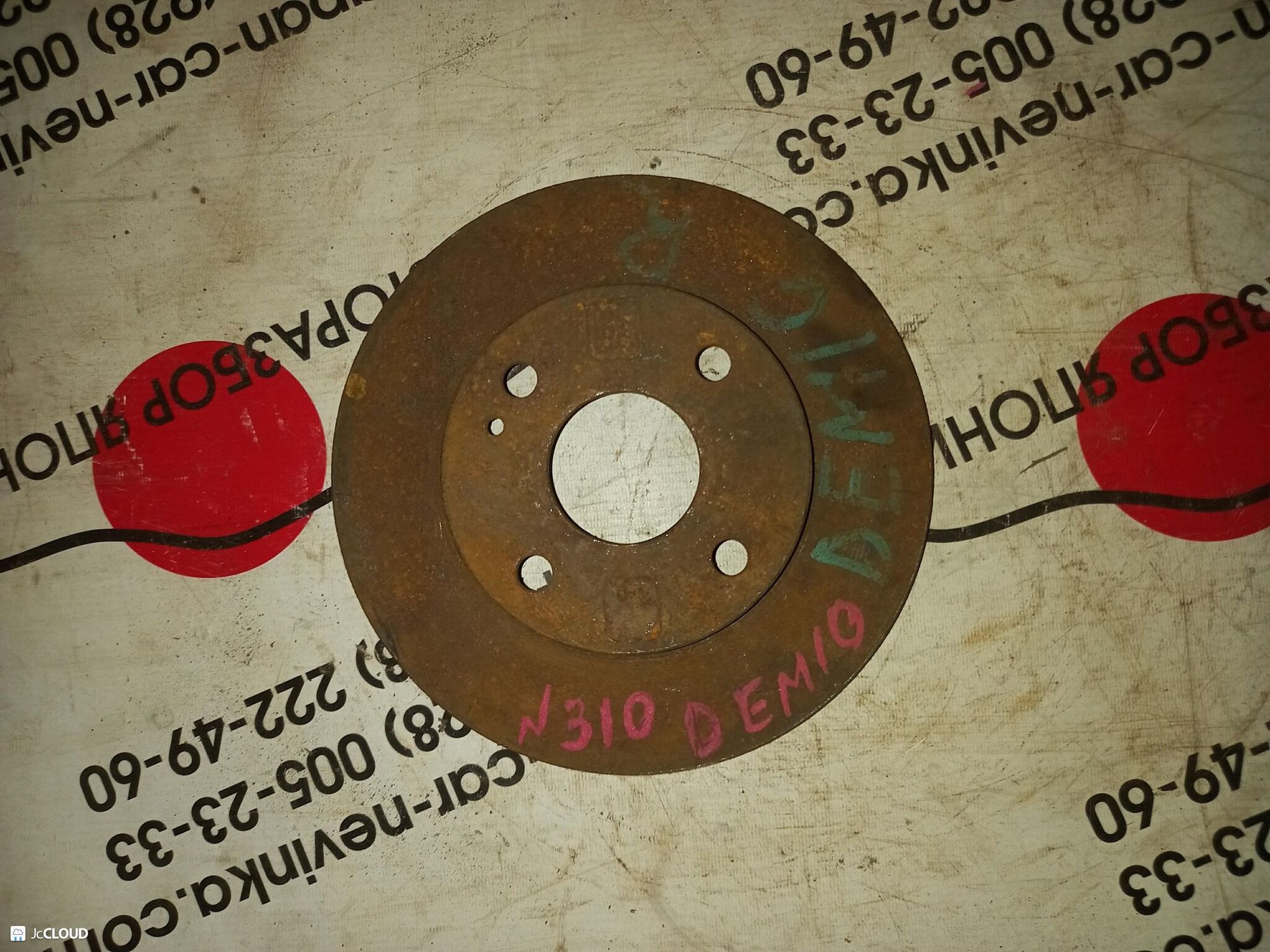 310 Диск тормозной передний MAZDA DEMIO DW3W, 2000 рублей, Невинномысск