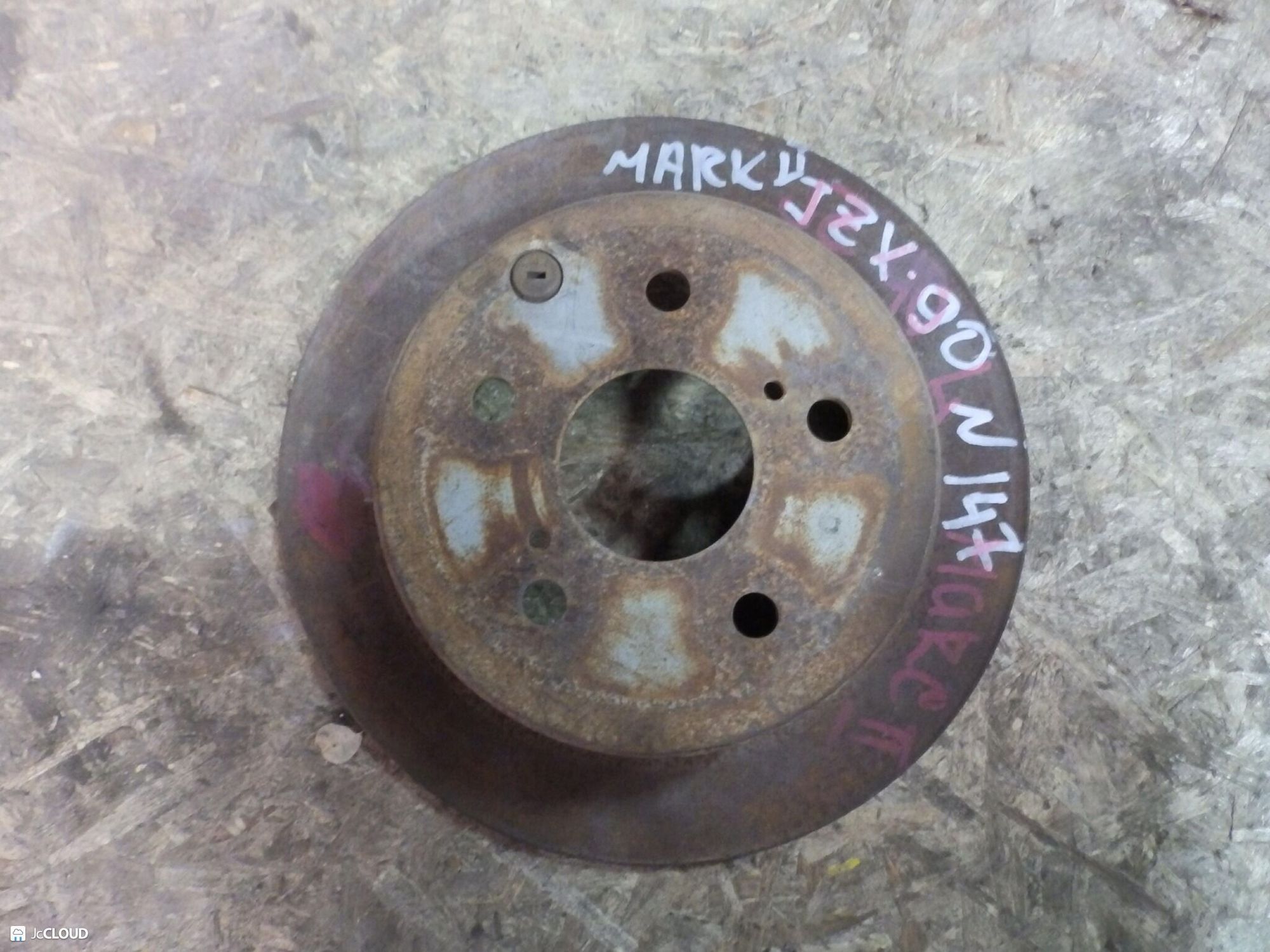 147 Диск тормозной задний TOYOTA MARK II JZX90, 2000 рублей, Невинномысск