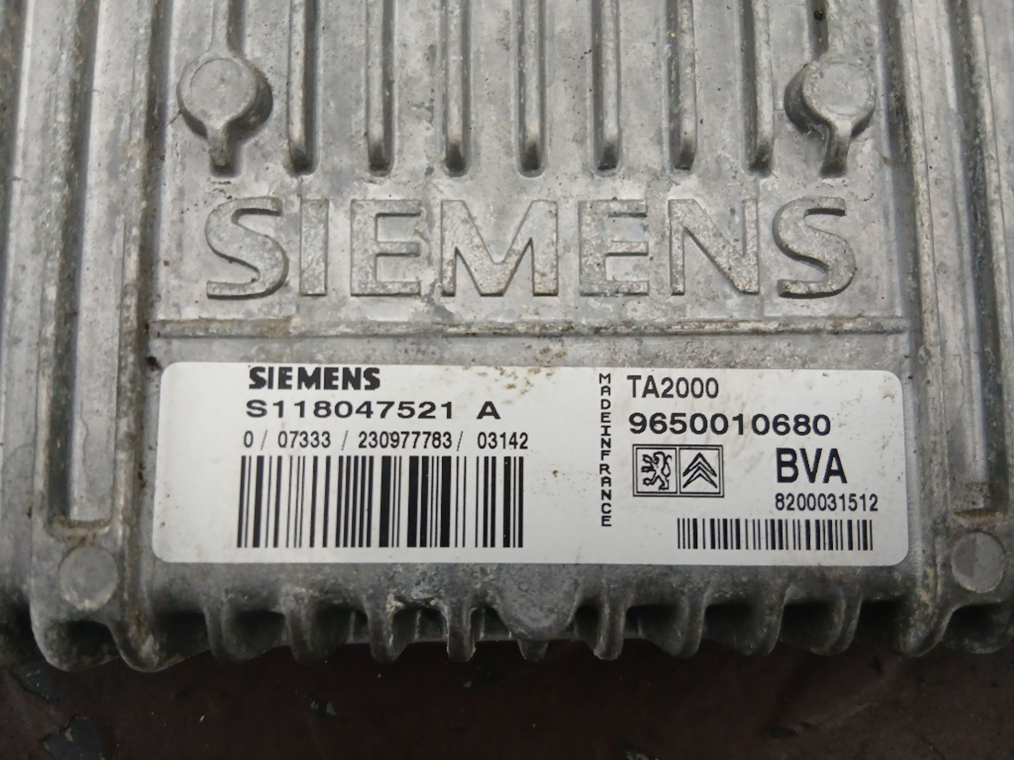 Блок управления АКПП Citroen C3 TU3JP KFV S118047521A, 3000 рублей, Москва