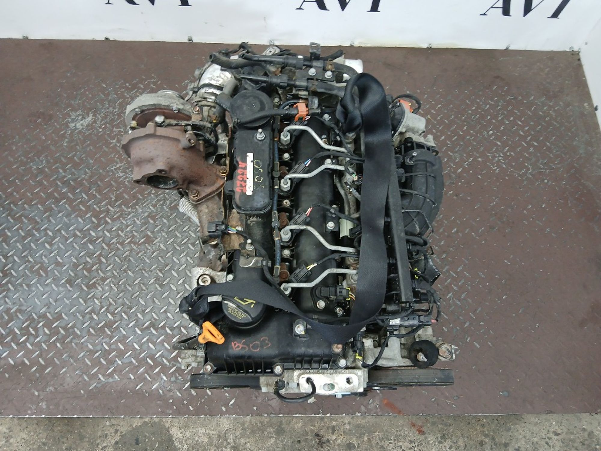 Двигатель Hyundai Santa Fe CM D4HB D4HB, 190000 рублей, Москва