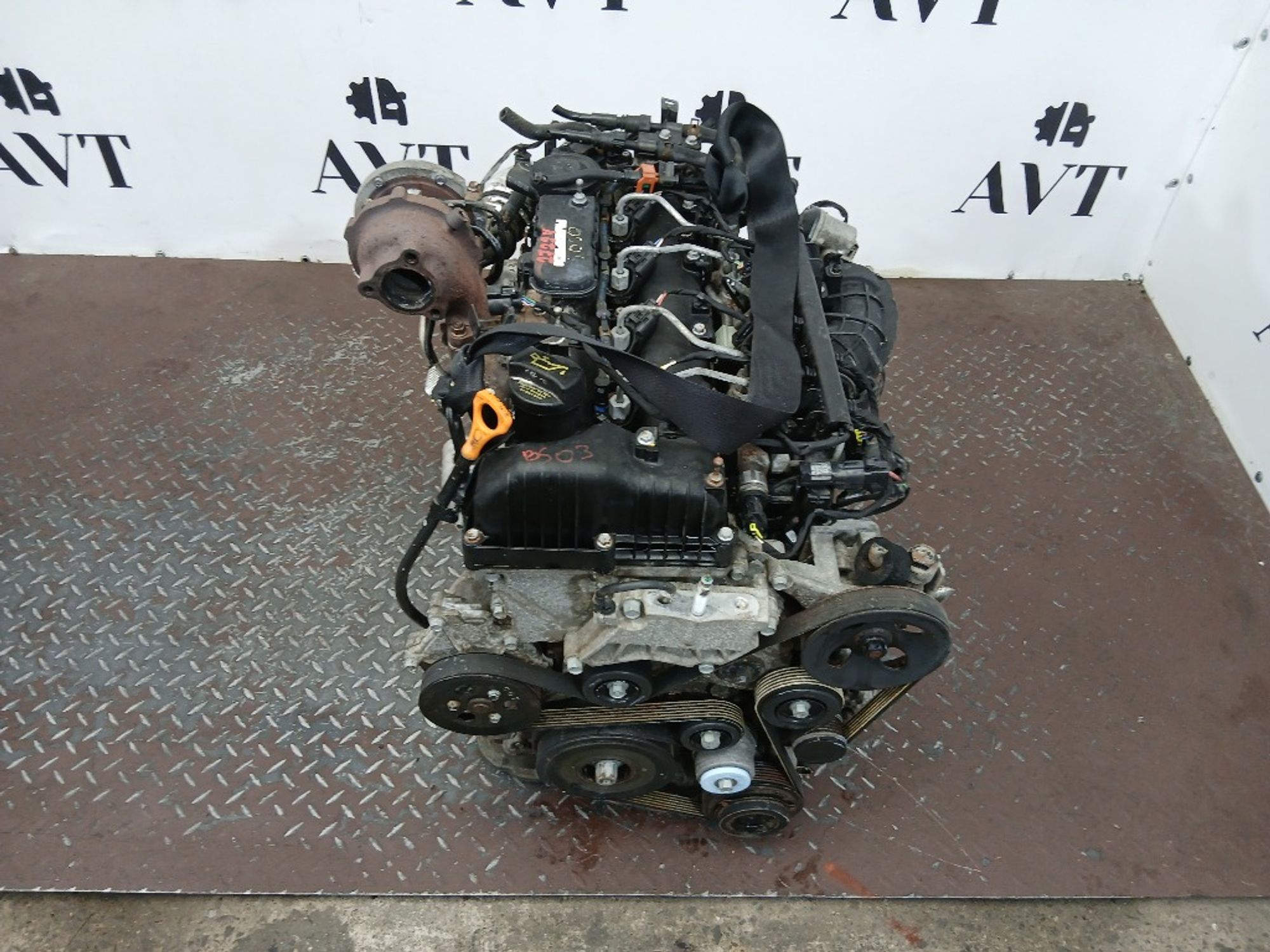 Двигатель Hyundai Santa Fe CM D4HB D4HB, 190000 рублей, Москва