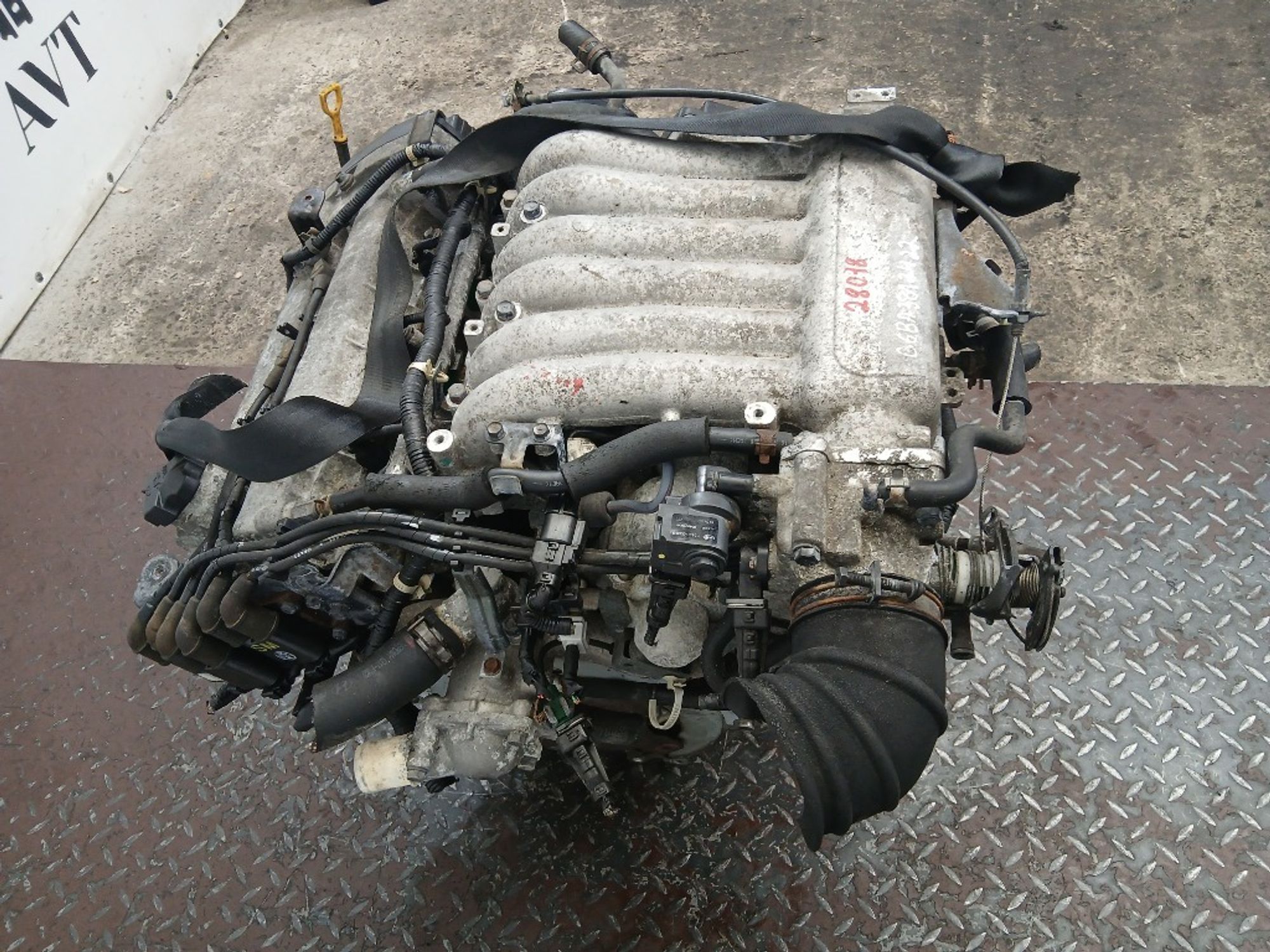 Двигатель Hyundai Santa Fe G6BA G6BA, 95000 рублей, Москва