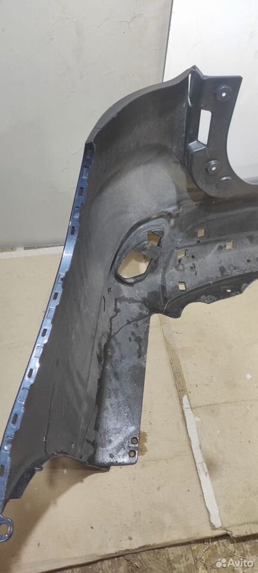 Бампер задний Митсубиси Отлендер 3 GF 2018 трещина, 7000 рублей, Уфа