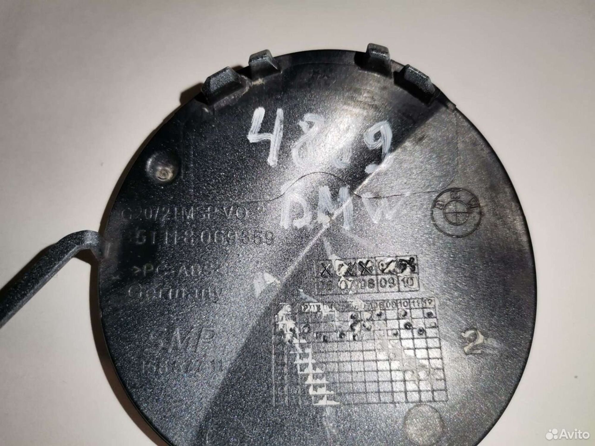 Заглушка буксировочного крюка BMW 3 51118069359, 1500 рублей, Уфа