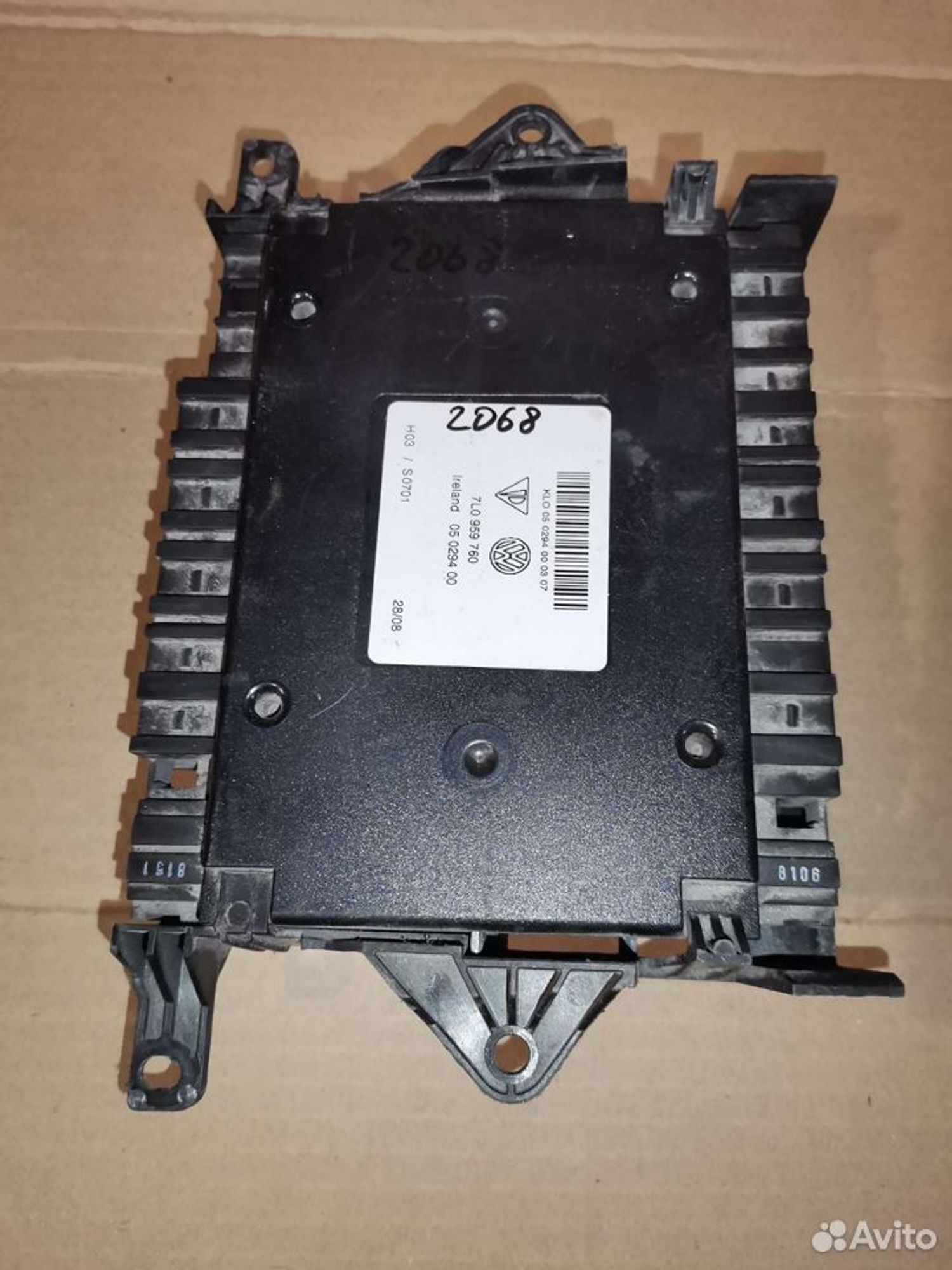 Блок электронный Volkswagen Touareg 7L0959760, 7000 рублей, Уфа