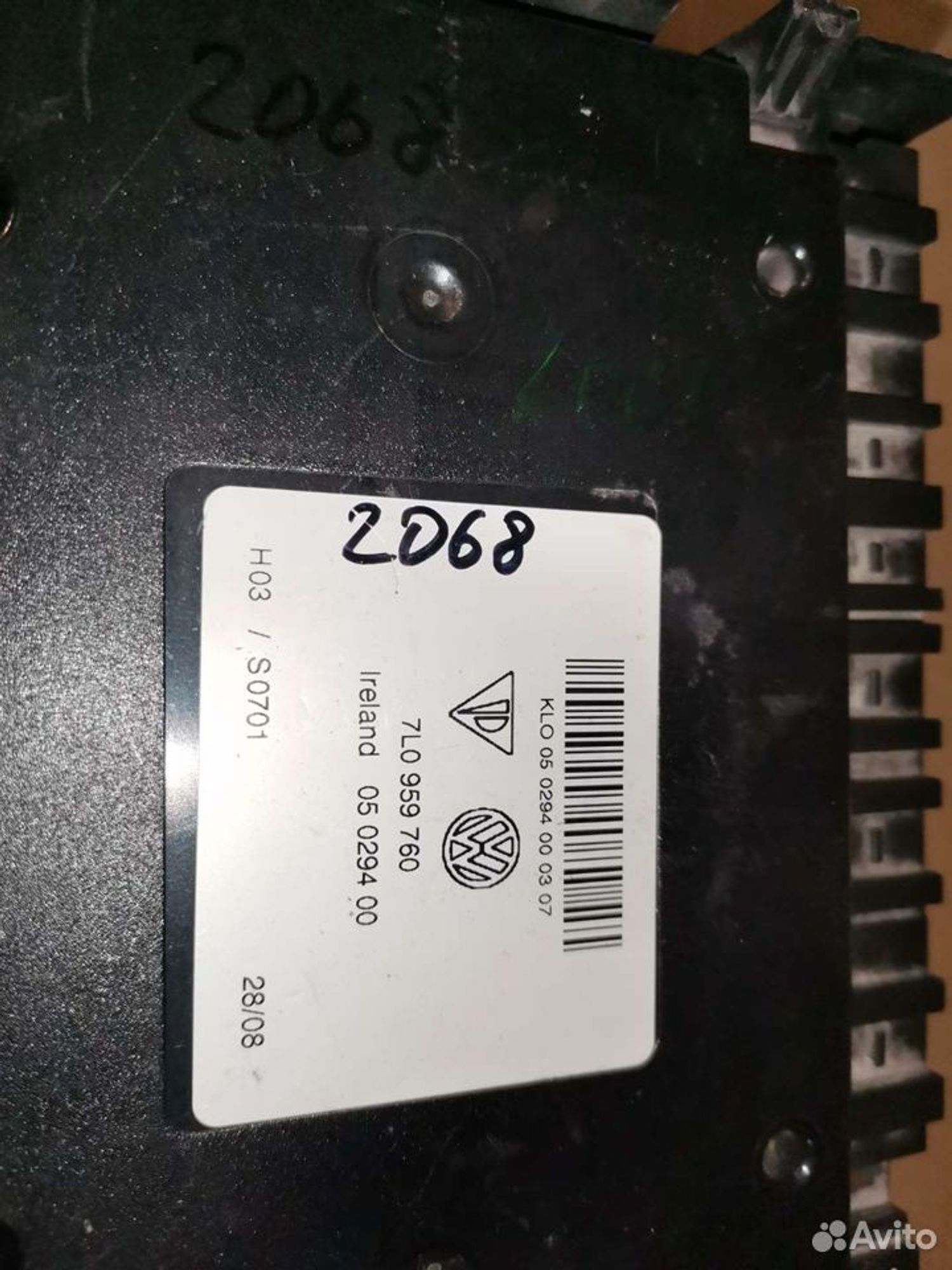 Блок электронный Volkswagen Touareg 7L0959760, 7000 рублей, Уфа