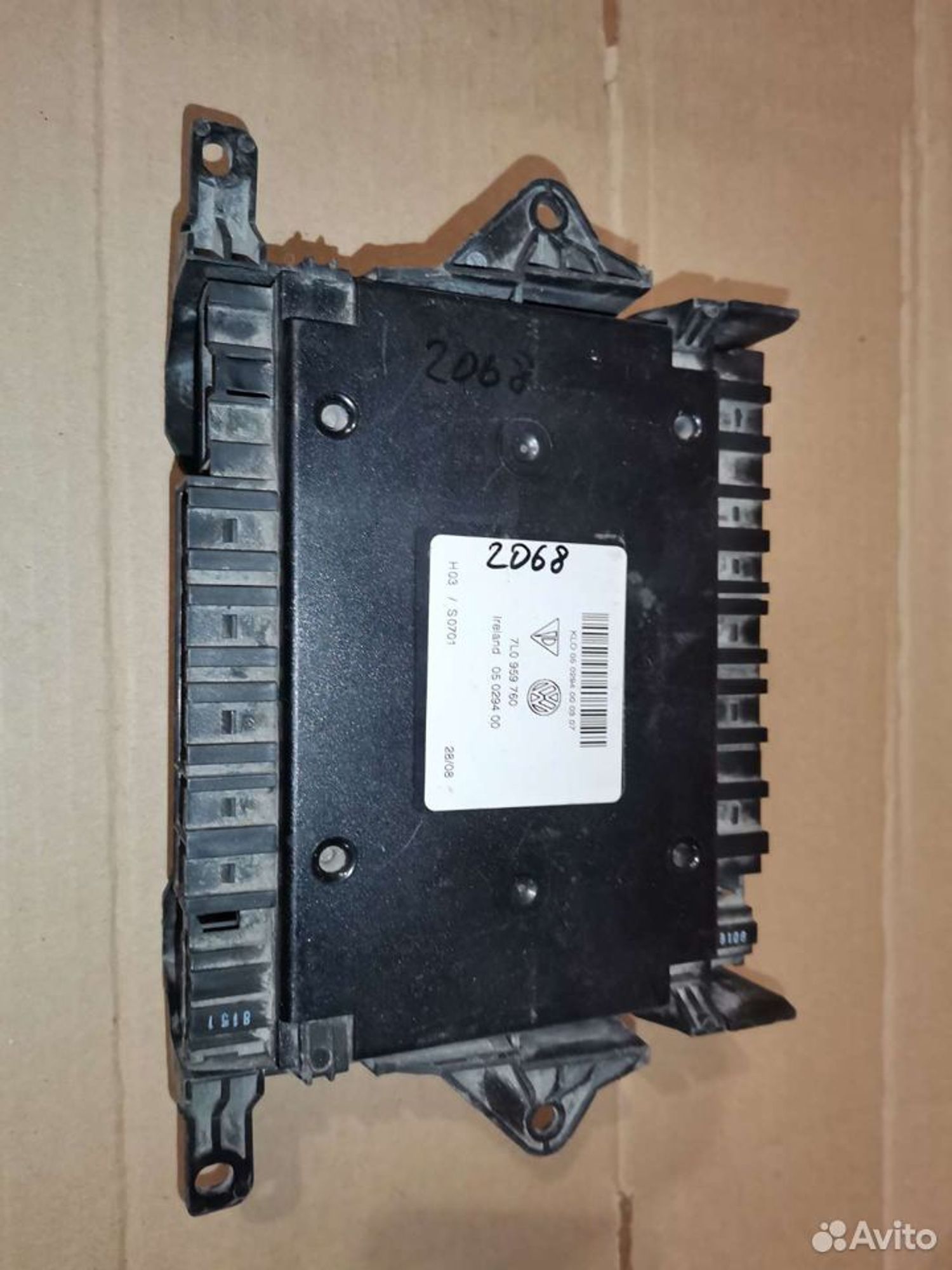 Блок электронный Volkswagen Touareg 7L0959760, 7000 рублей, Уфа