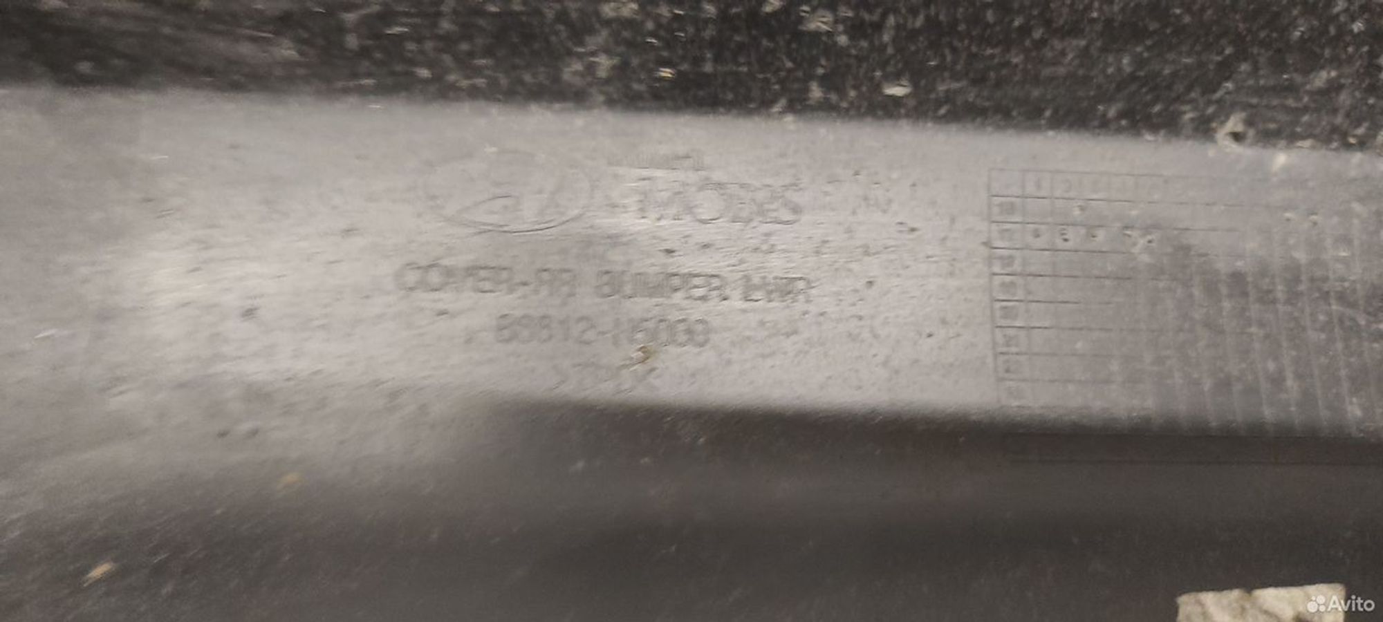 Юбка заднего бампера Hyundai Solaris 2 HCR 20, 1200 рублей, Уфа