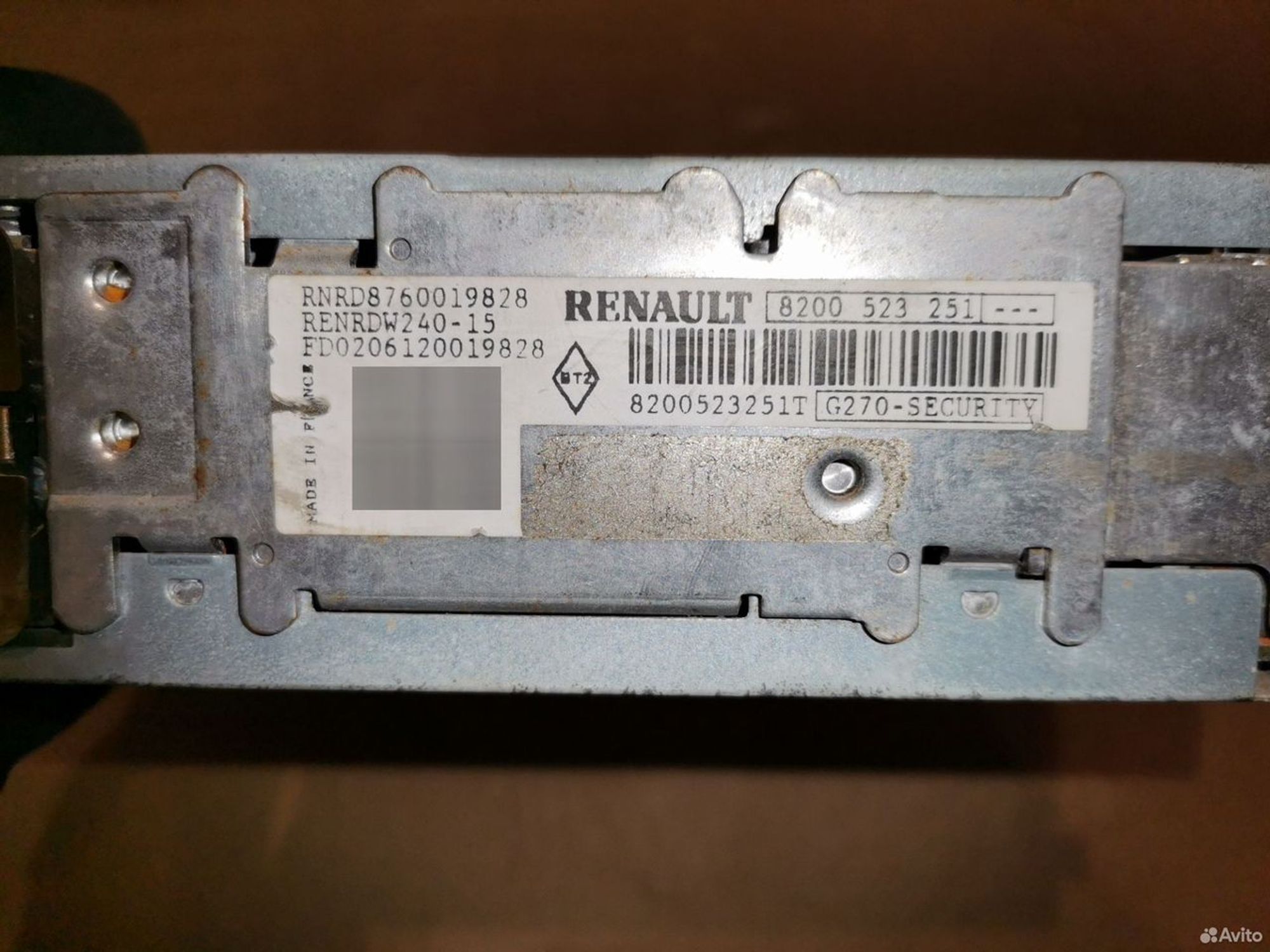 Магнитола Renault Megane 3, 1700 рублей, Уфа