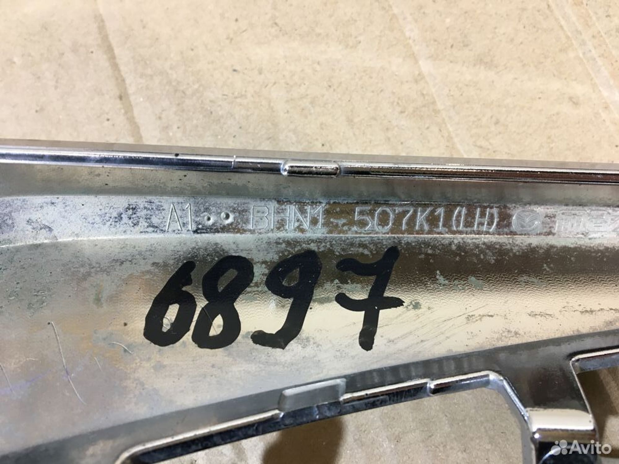 Накладка решетки радиатора левая Mazda 3 BM, 3500 рублей, Уфа