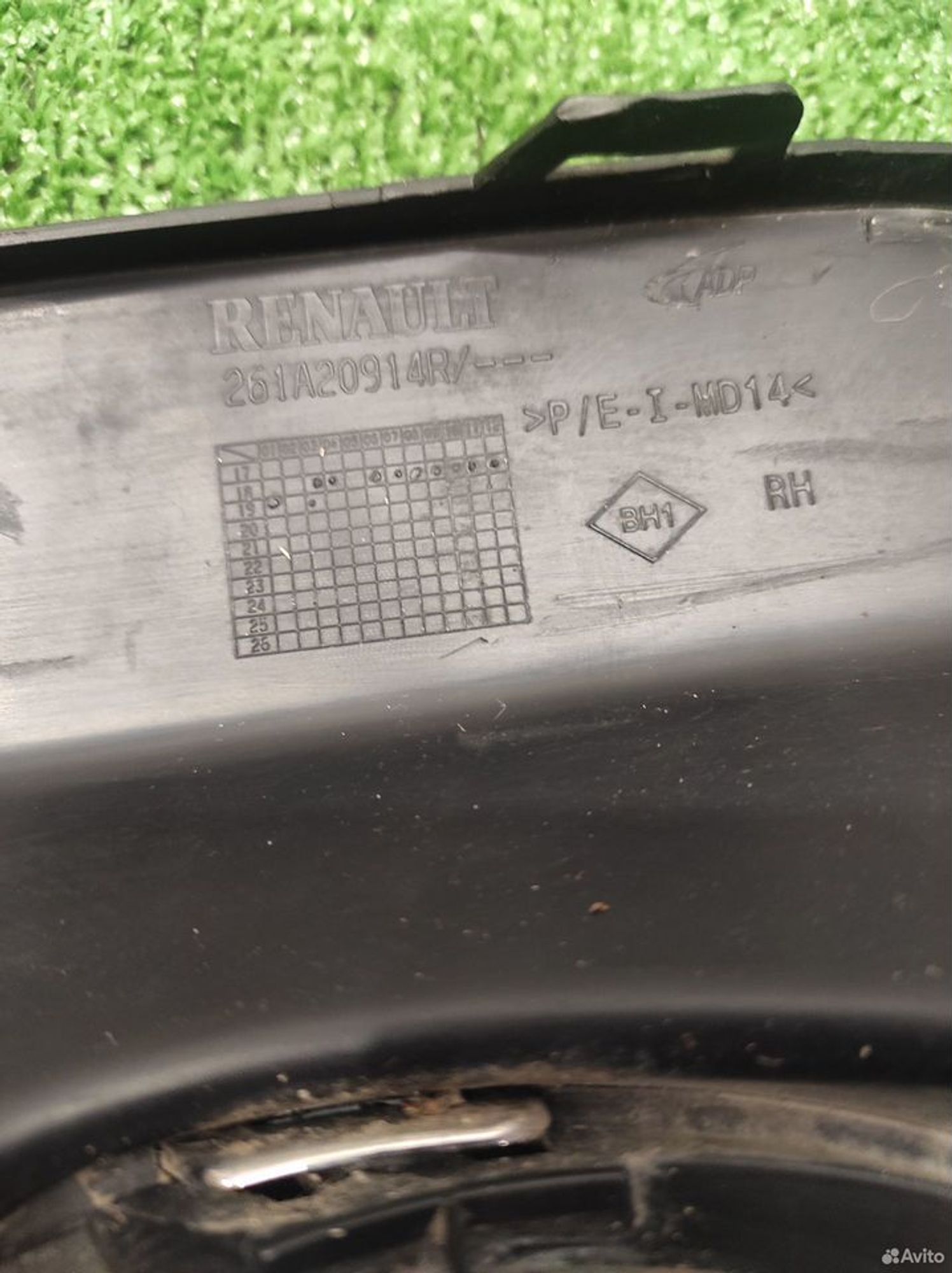 Накладка противотуманки правая Renault Logan 2, 1000 рублей, Уфа