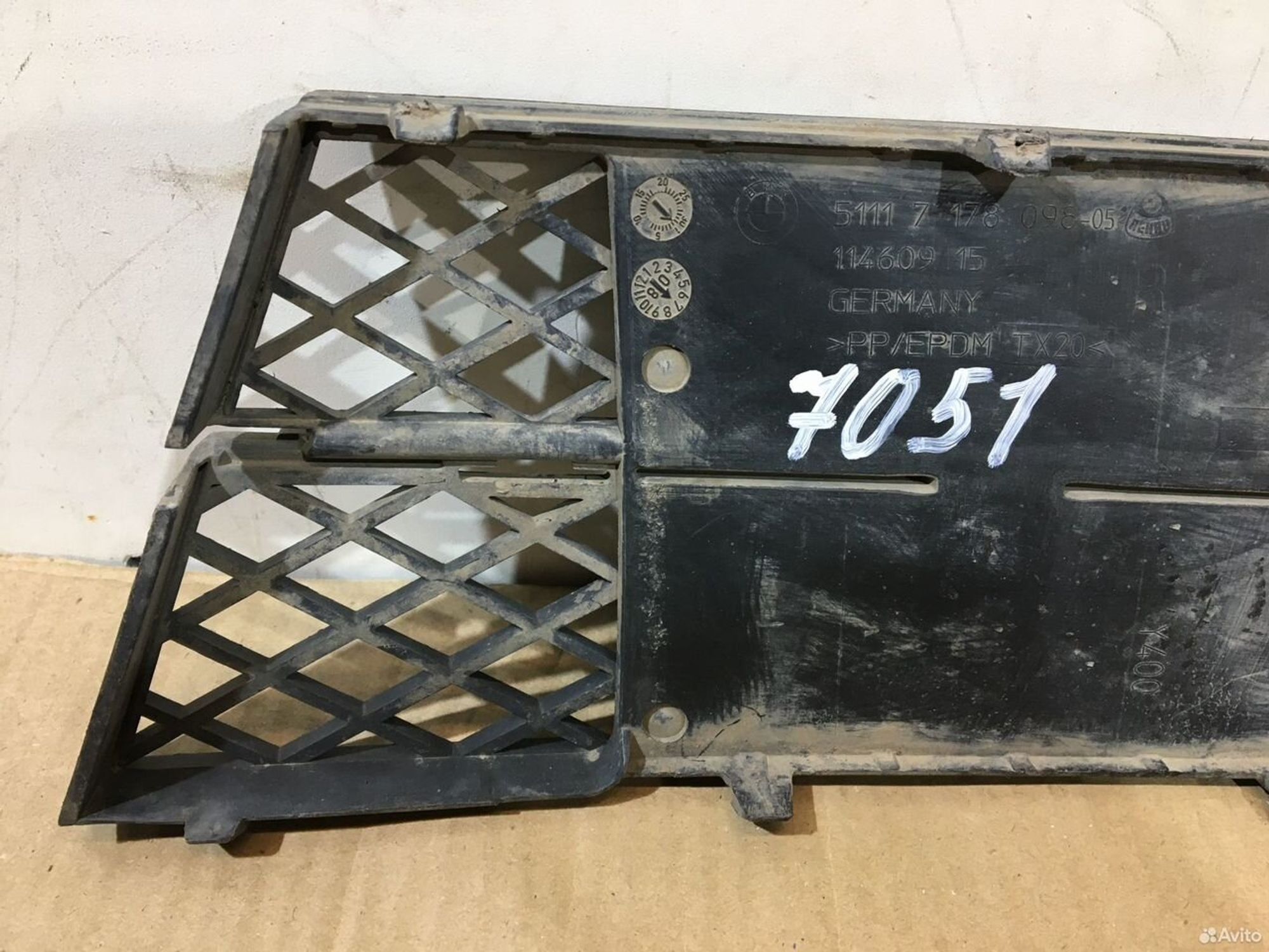 Решетка в бампер BMW 5-Series/M5 (E60, E61), 1200 рублей, Уфа