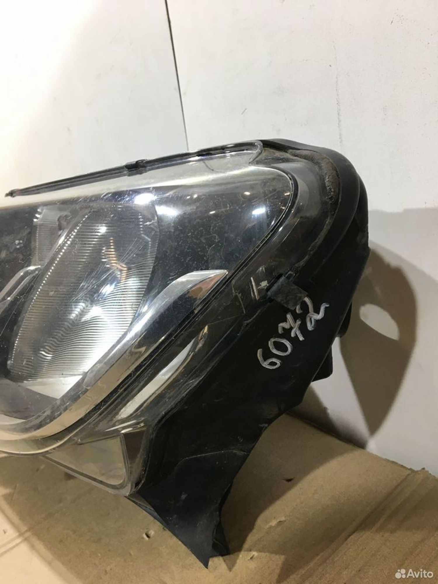 Фара левая Renault Logan 2 Битый корпус, 2200 рублей, Уфа