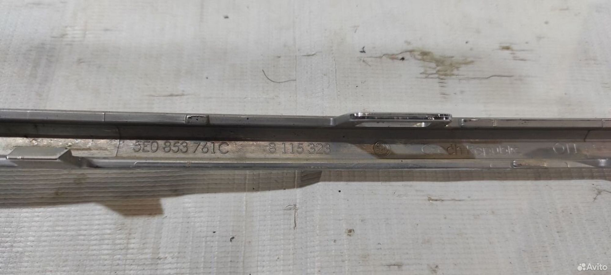 Молдинг решетки радиатора Skoda Octavia A7 с 2013г, 2500 рублей, Уфа