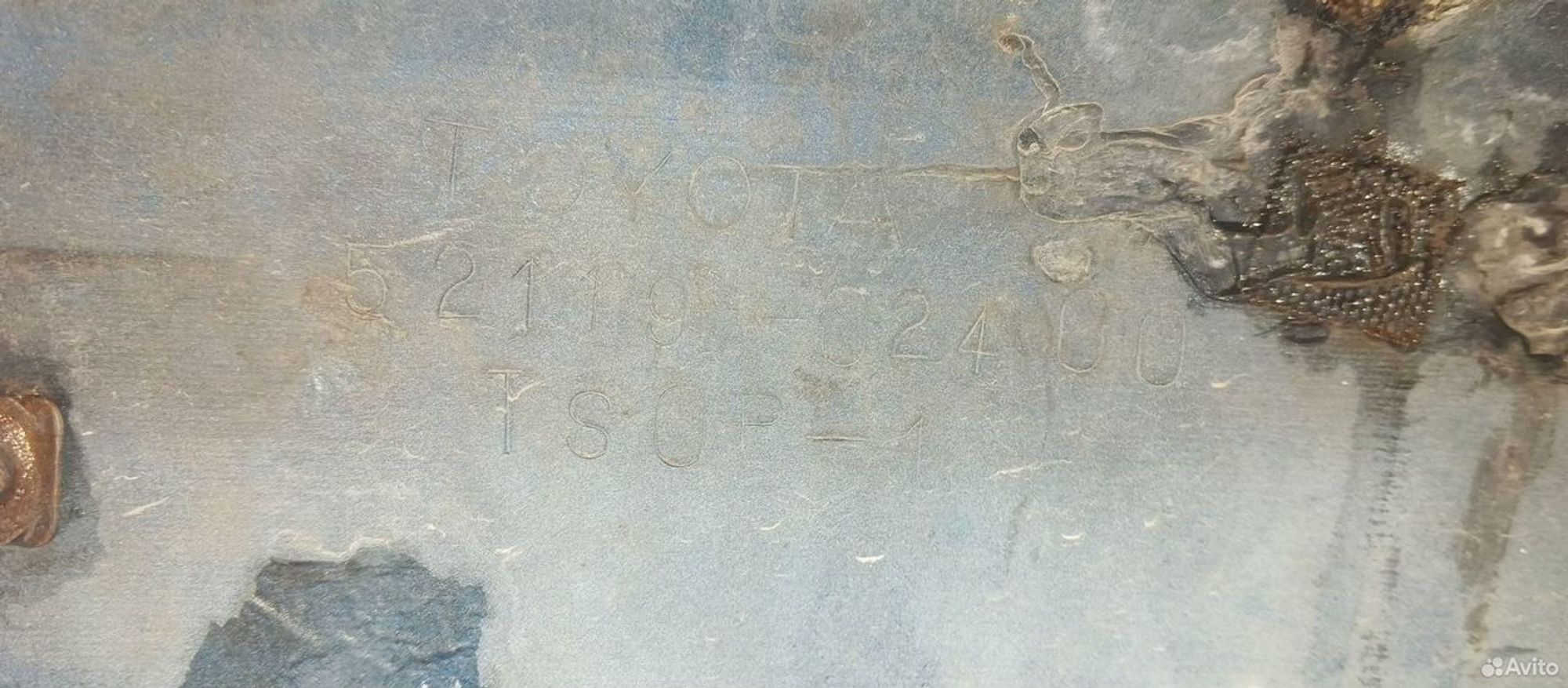 Бампер передний Toyota Corolla E120 2003, 8500 рублей, Уфа