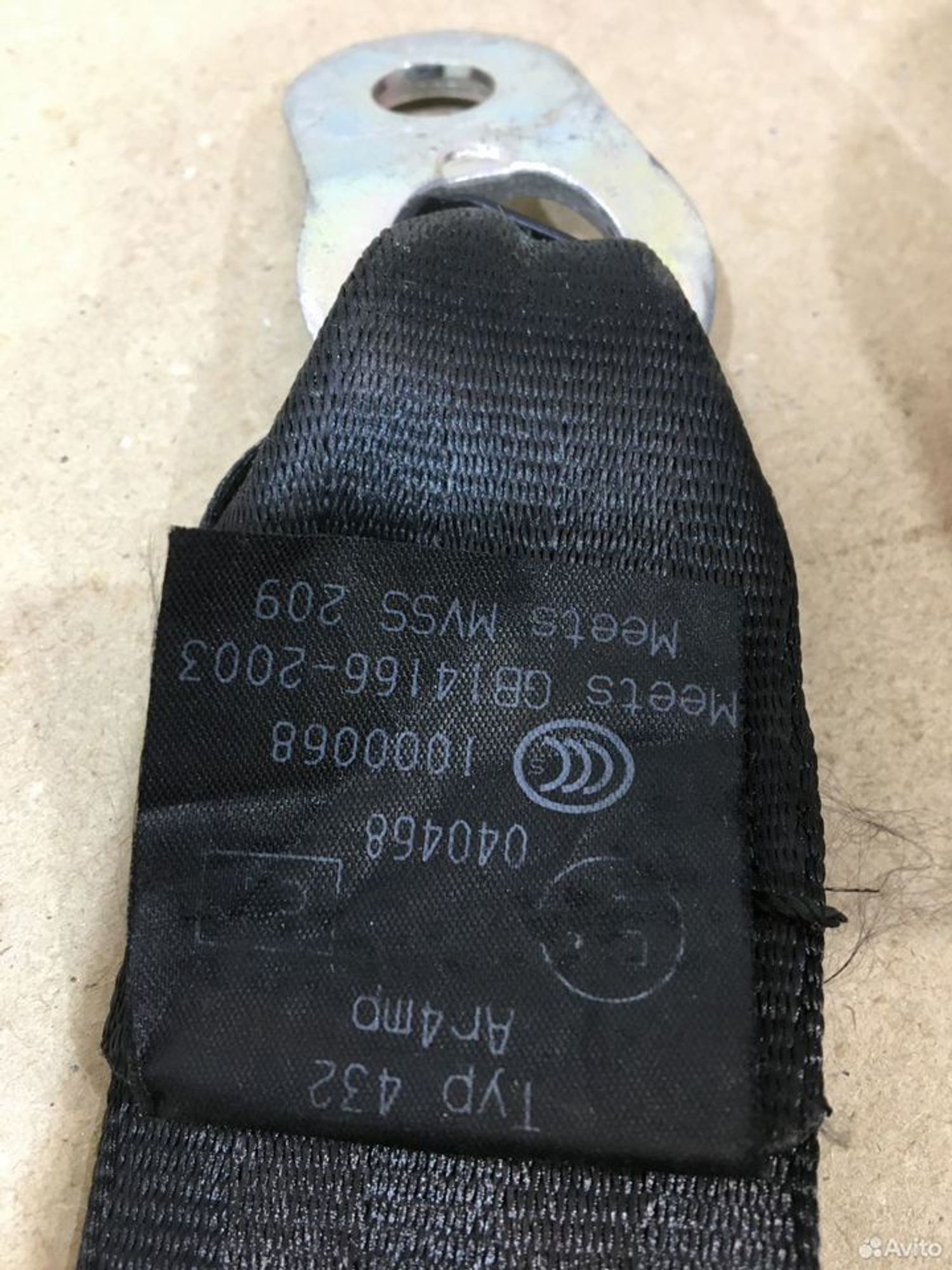 Ремень безопасности задний левый VW Touareg 7L, 2000 рублей, Уфа