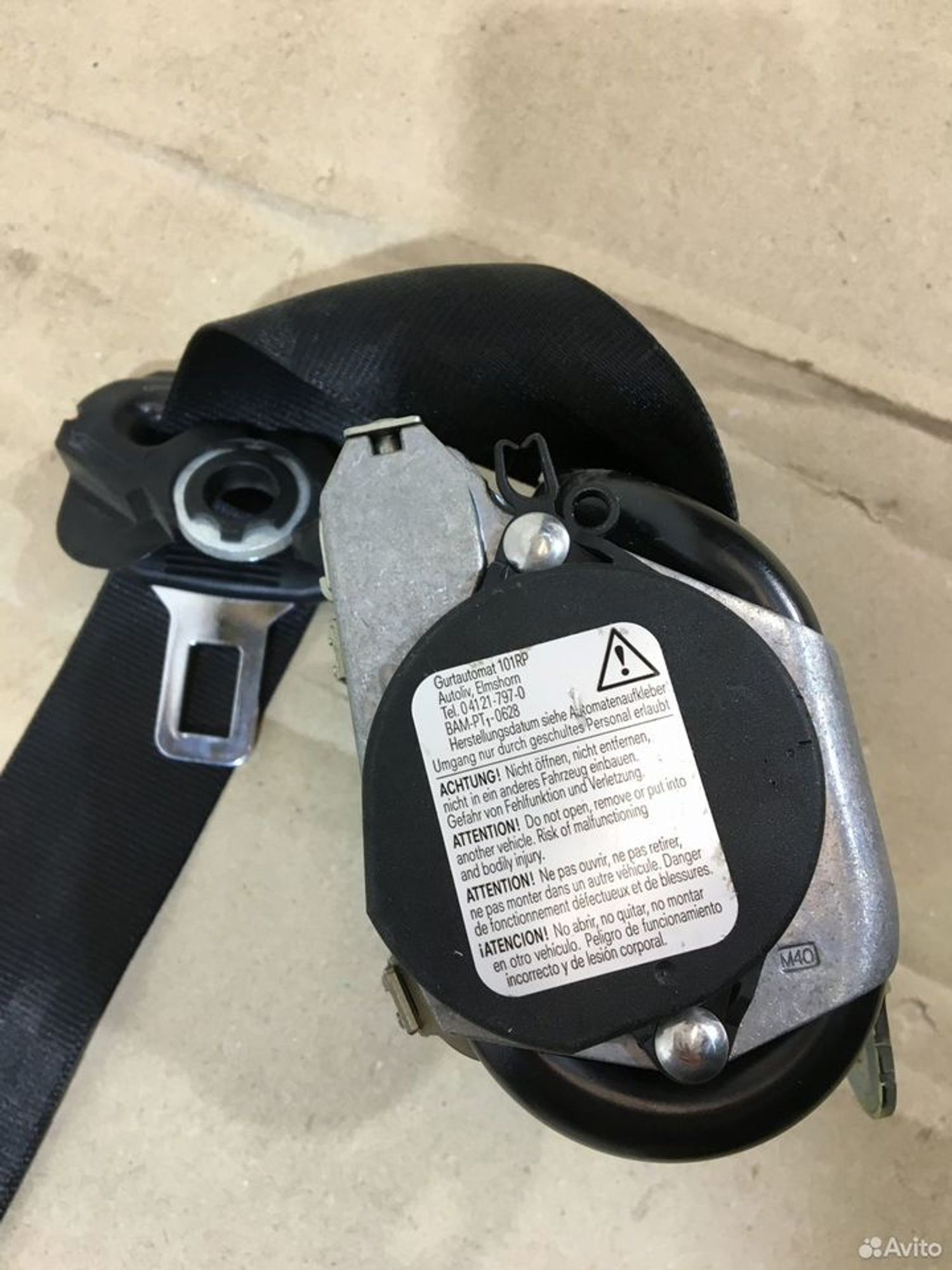 Ремень безопасности задний левый VW Touareg 7L, 2000 рублей, Уфа