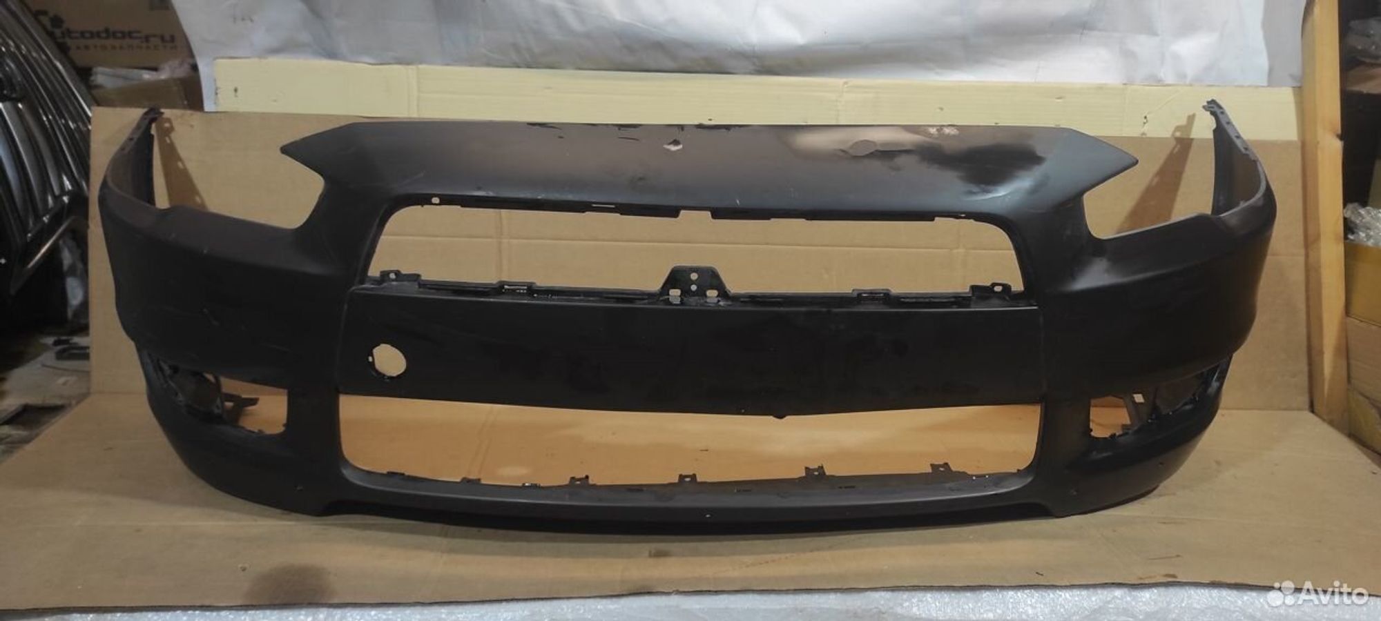 Бампер передний Mitsubishi Lancer 10 Спорт, 10000 рублей, Уфа