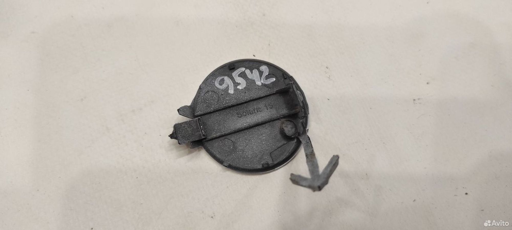 Заглушка бампера передняя Хундай Солярис 2015, 400 рублей, Уфа