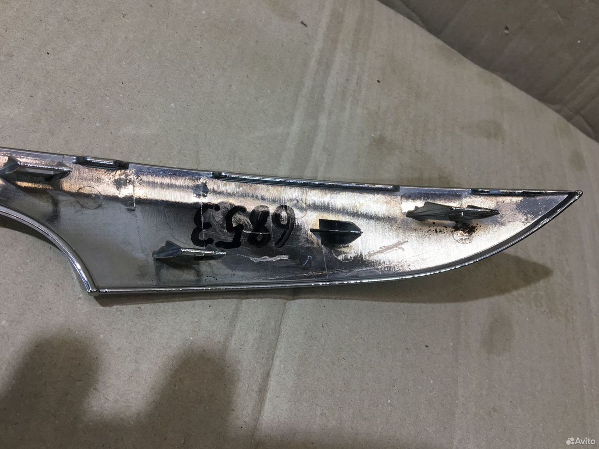 Накладка бампера задняя Renault Kaptur, 2500 рублей, Уфа