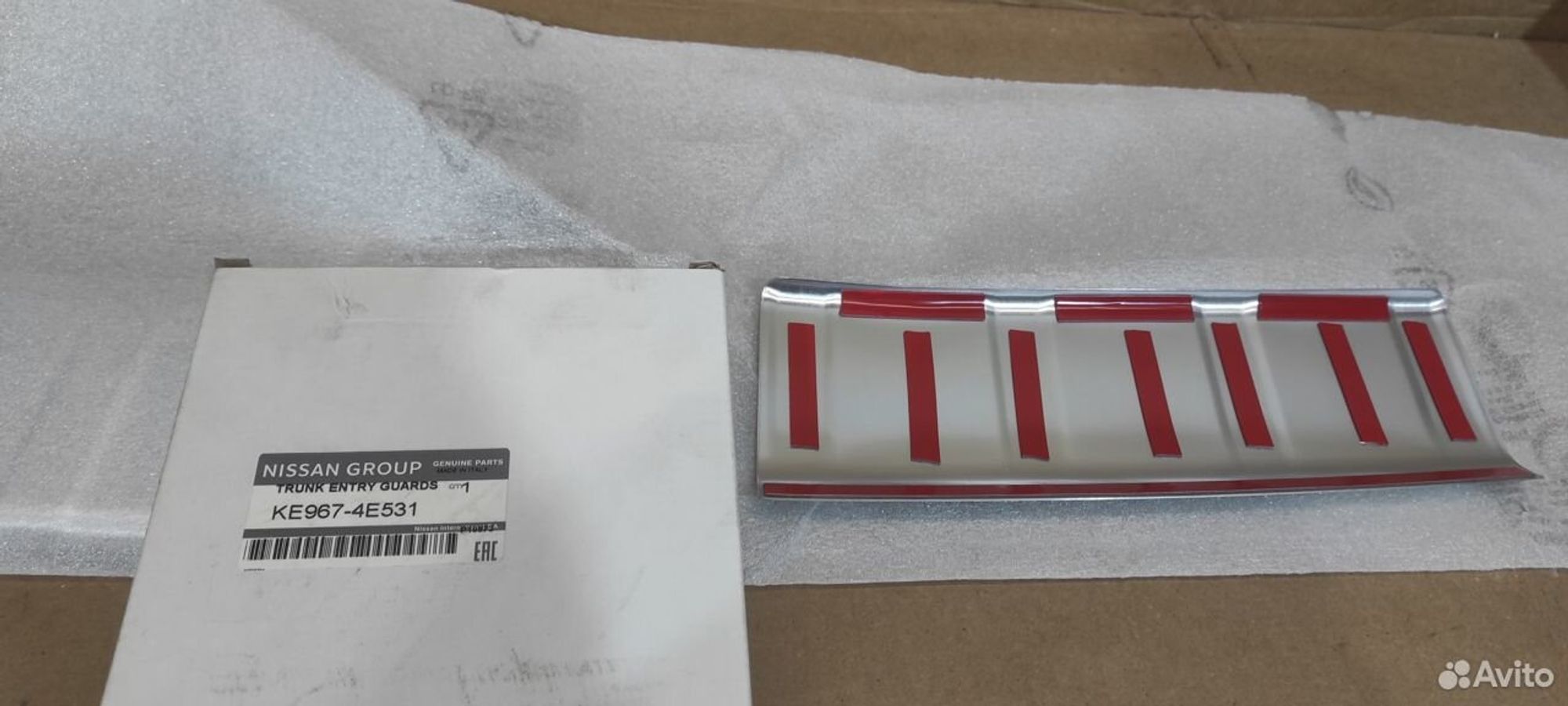 Накладка на порог багажника Nissan Qashqai J11, 5000 рублей, Уфа