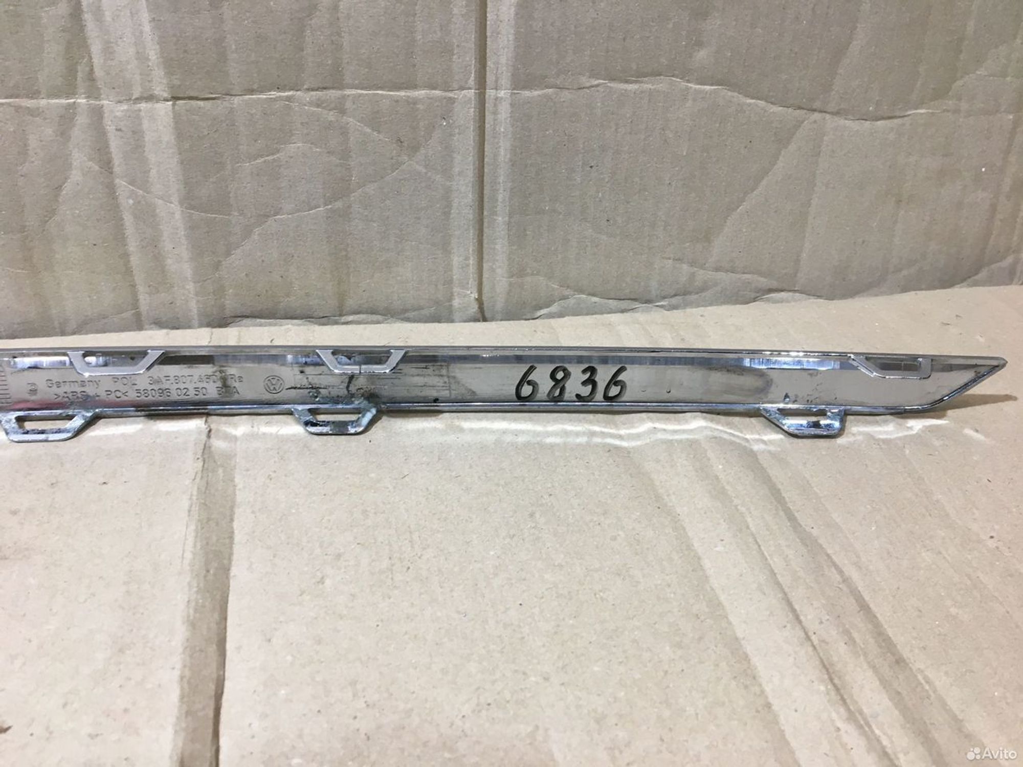 Молдинг бампера задний правый Volkswagen Passat B7, 3000 рублей, Уфа