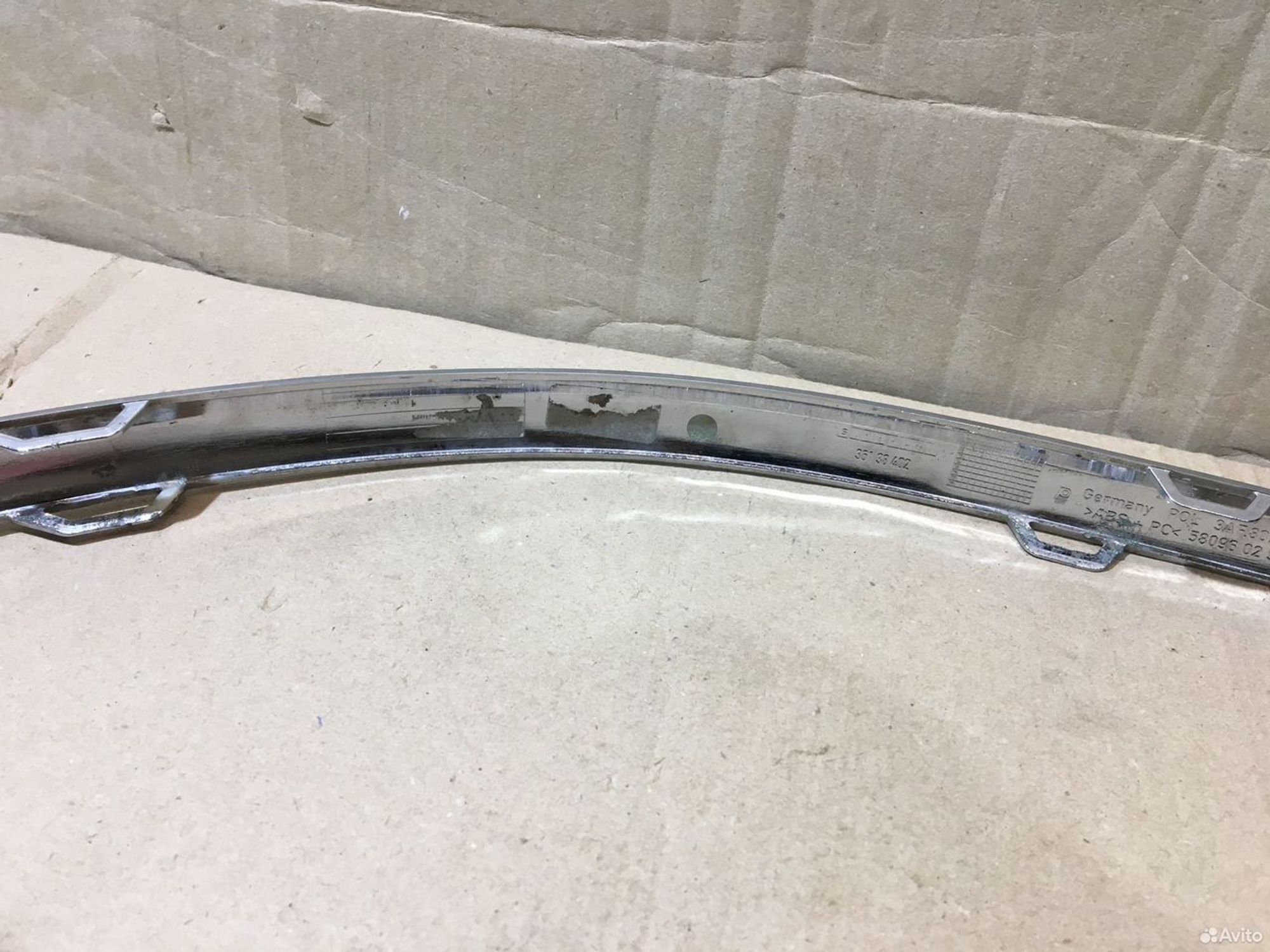 Молдинг бампера задний правый Volkswagen Passat B7, 3000 рублей, Уфа