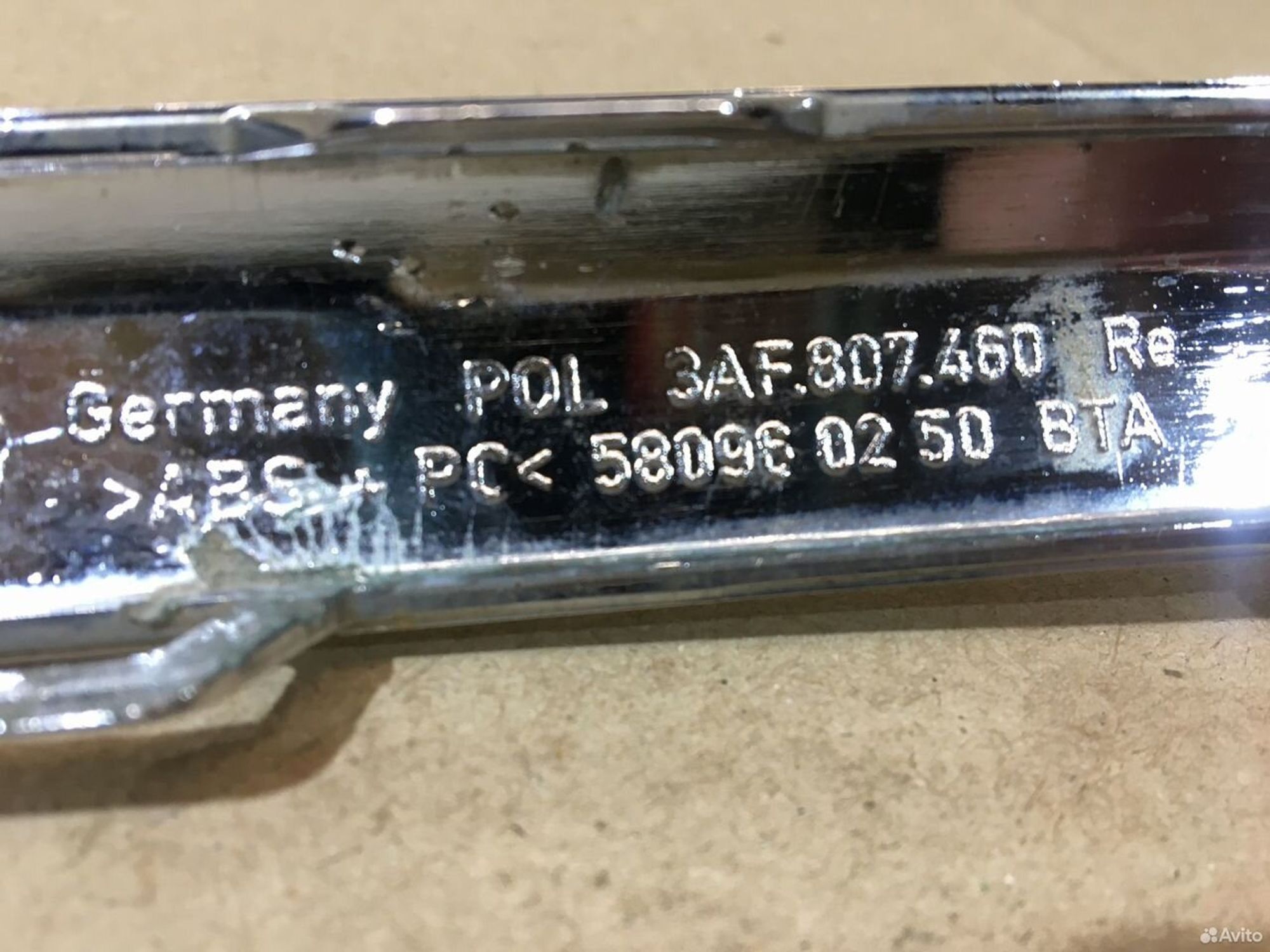 Молдинг бампера задний правый Volkswagen Passat B7, 3000 рублей, Уфа