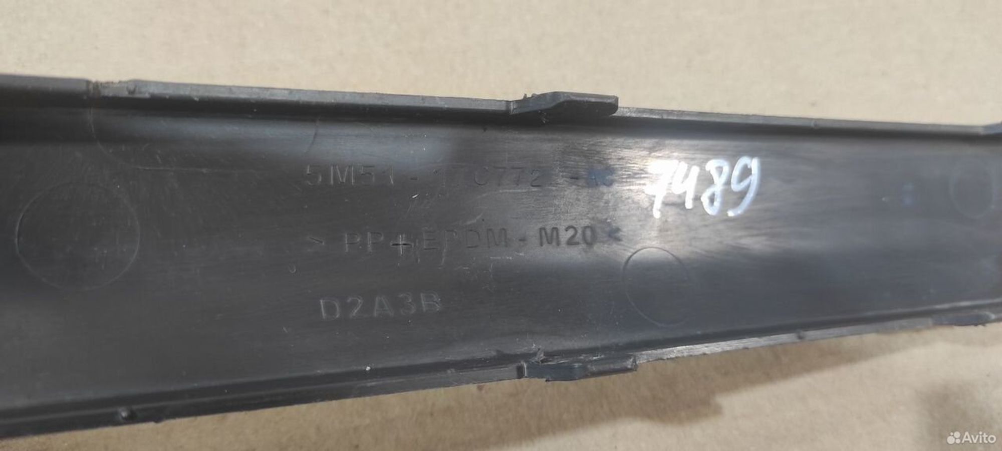 Молдинг заднего бампера правый Ford Focus 2, 500 рублей, Уфа