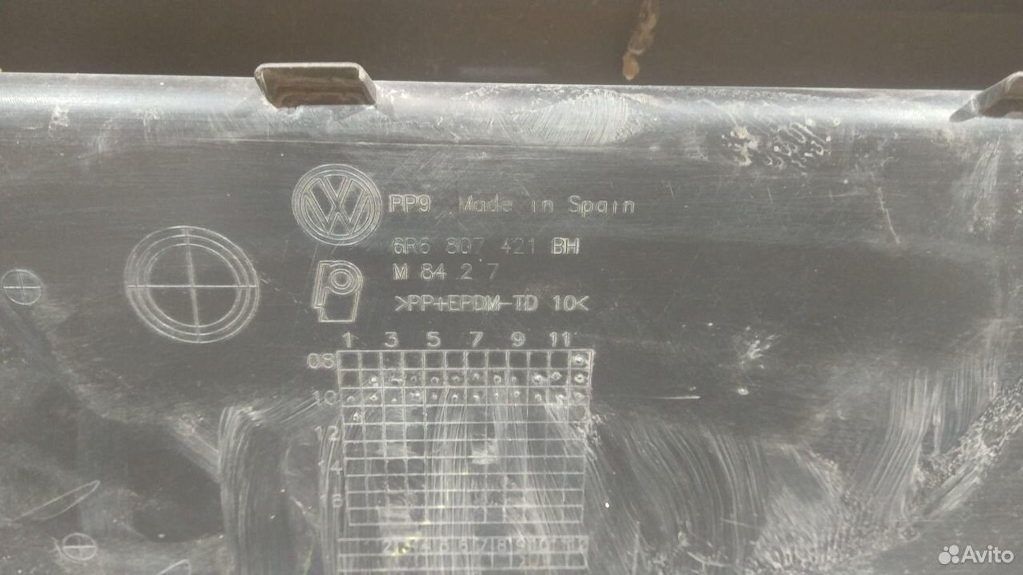 Бампер задний Volkswagen Polo c 2009-2014, 6000 рублей, Уфа