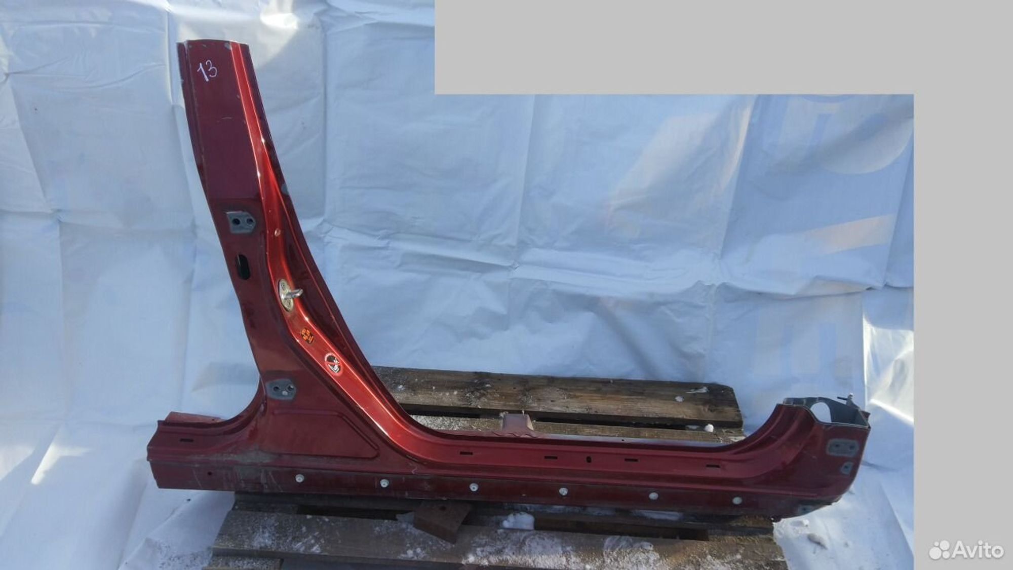 Порог со средней стойкой правый Мазда 6 GH, 11000 рублей, Уфа