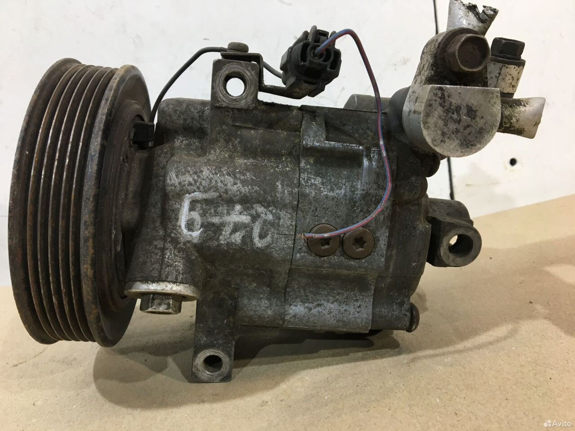 Компрессор кондиционера Nissan Wingroad WFY11 QG15, 4750 рублей, Уфа