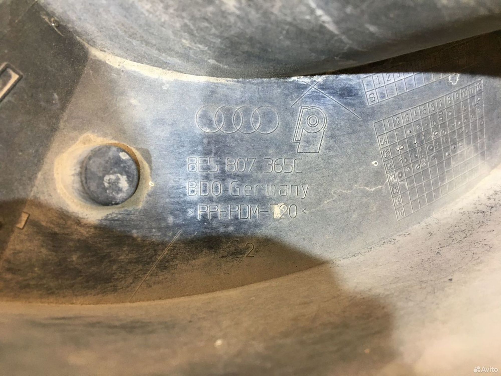 Кронштейн крепления бампера заднего audi A4 B7, 2500 рублей, Уфа