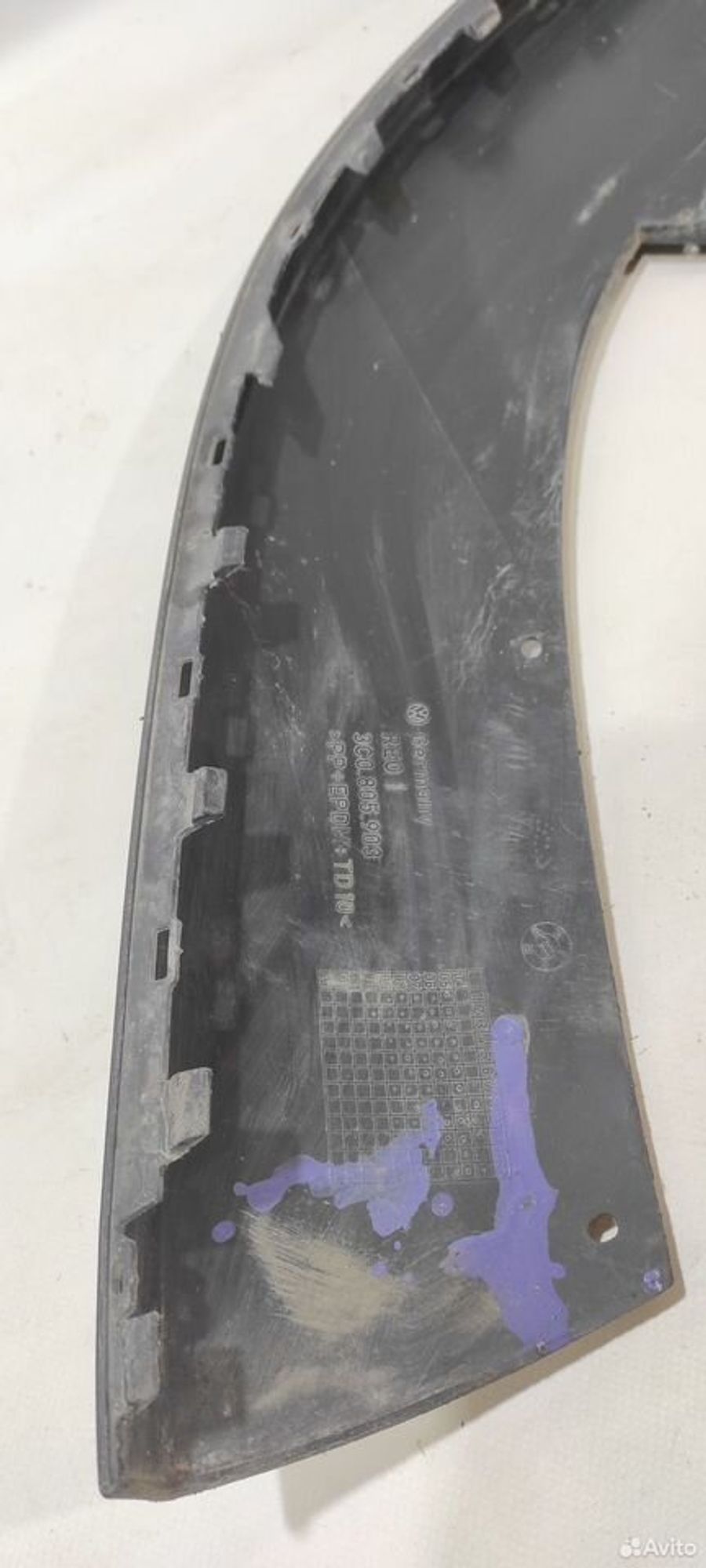 Пыльник переднего бампера Volkswagen Passat 6, 2200 рублей, Уфа