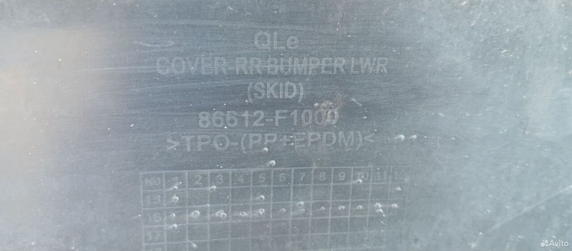 Юбка заднего бампера Kia Sportage 4 QL 2016-2019, 2000 рублей, Уфа