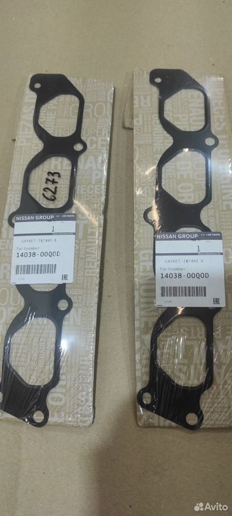 Прокладка выпускного коллектора Nissan Terrano 3, 1500 рублей, Уфа
