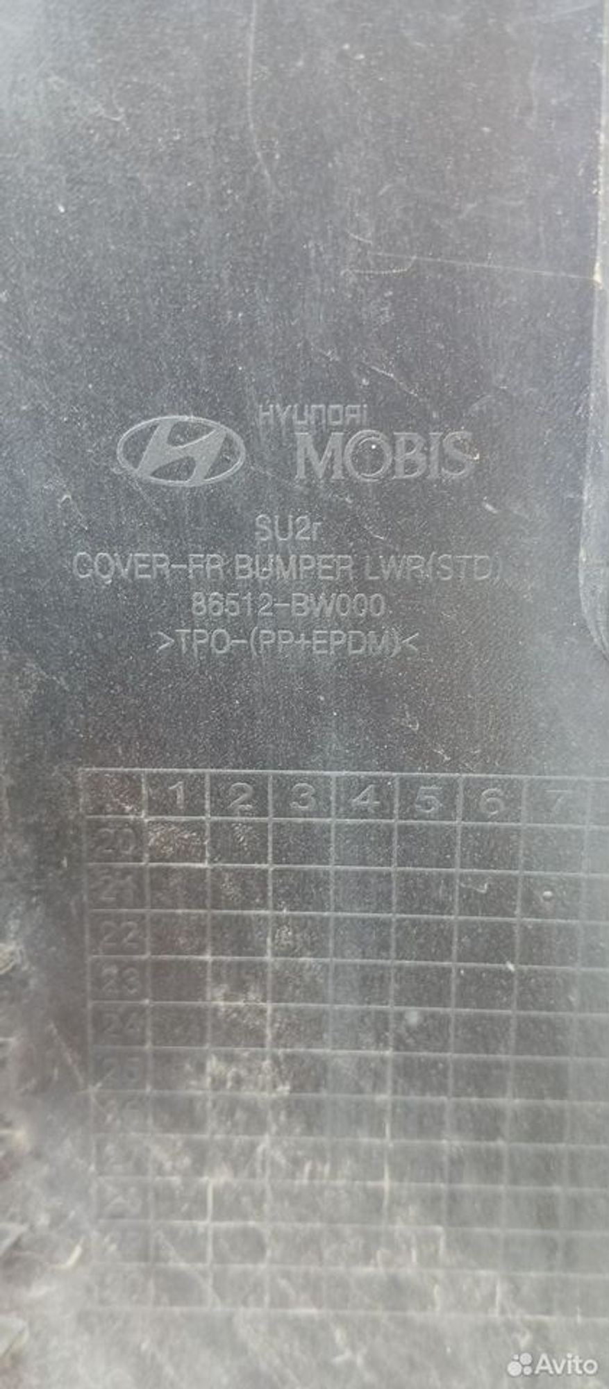 Юбка бампера передняя Hyundai Creta SU2 2020, 1500 рублей, Уфа