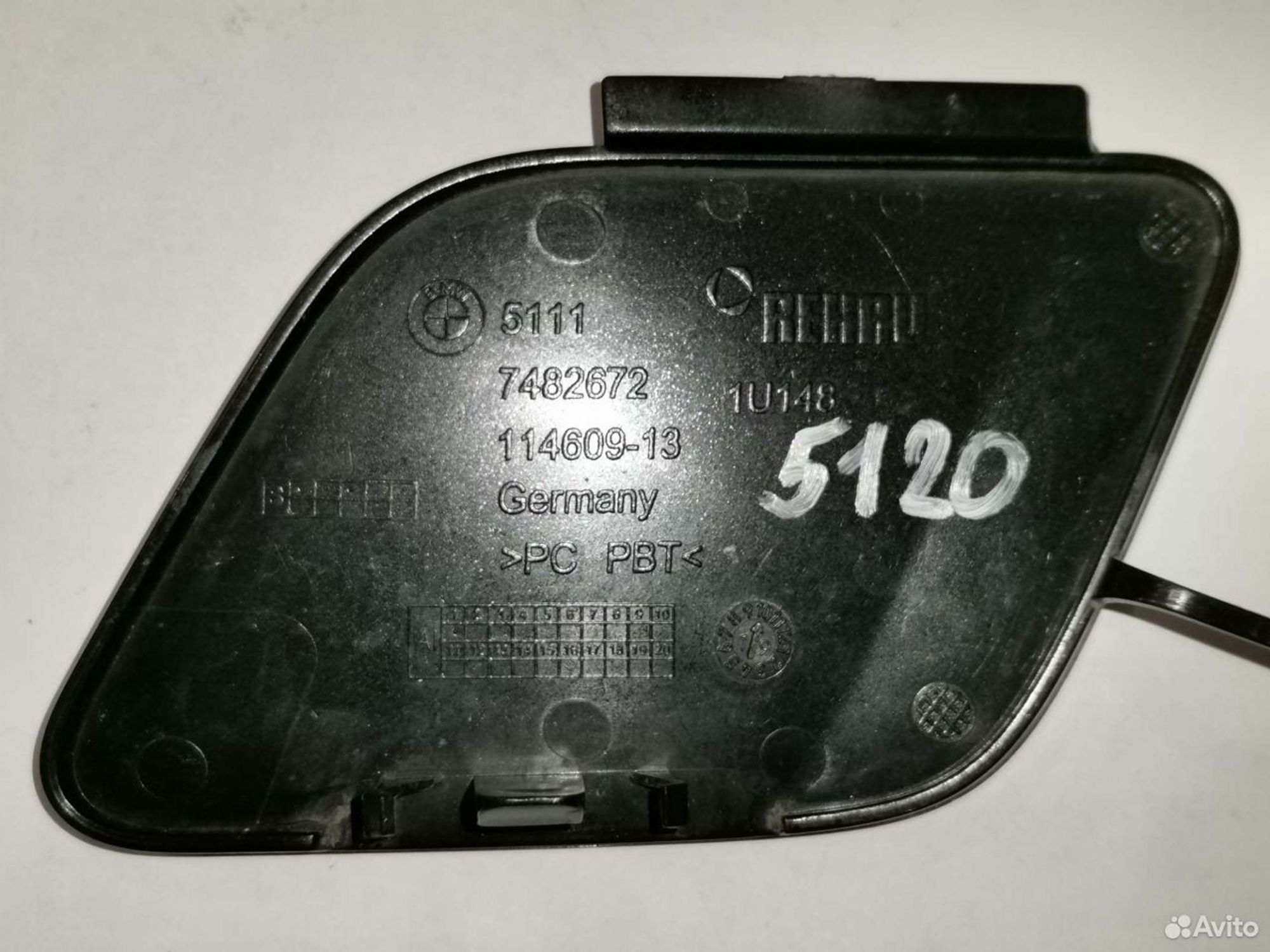 Заглушка буксировочного крюка передняя BMW 5 E60, 1000 рублей, Уфа