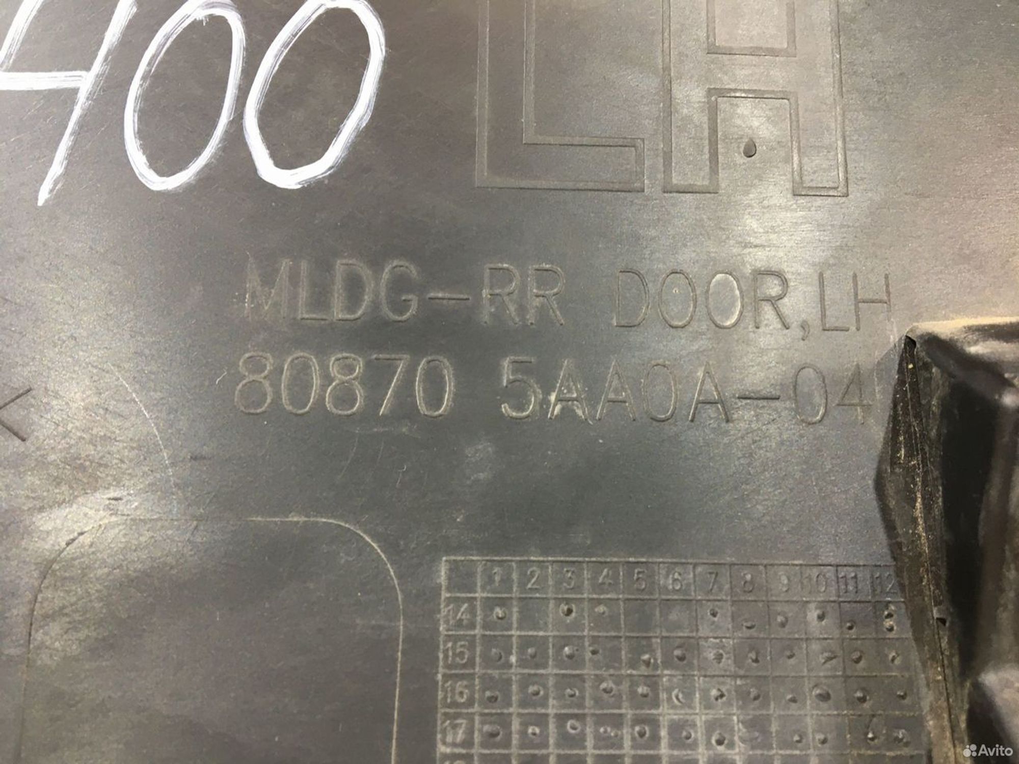 Накладка двери задняя левая Nissan Murano Z52, 8000 рублей, Уфа