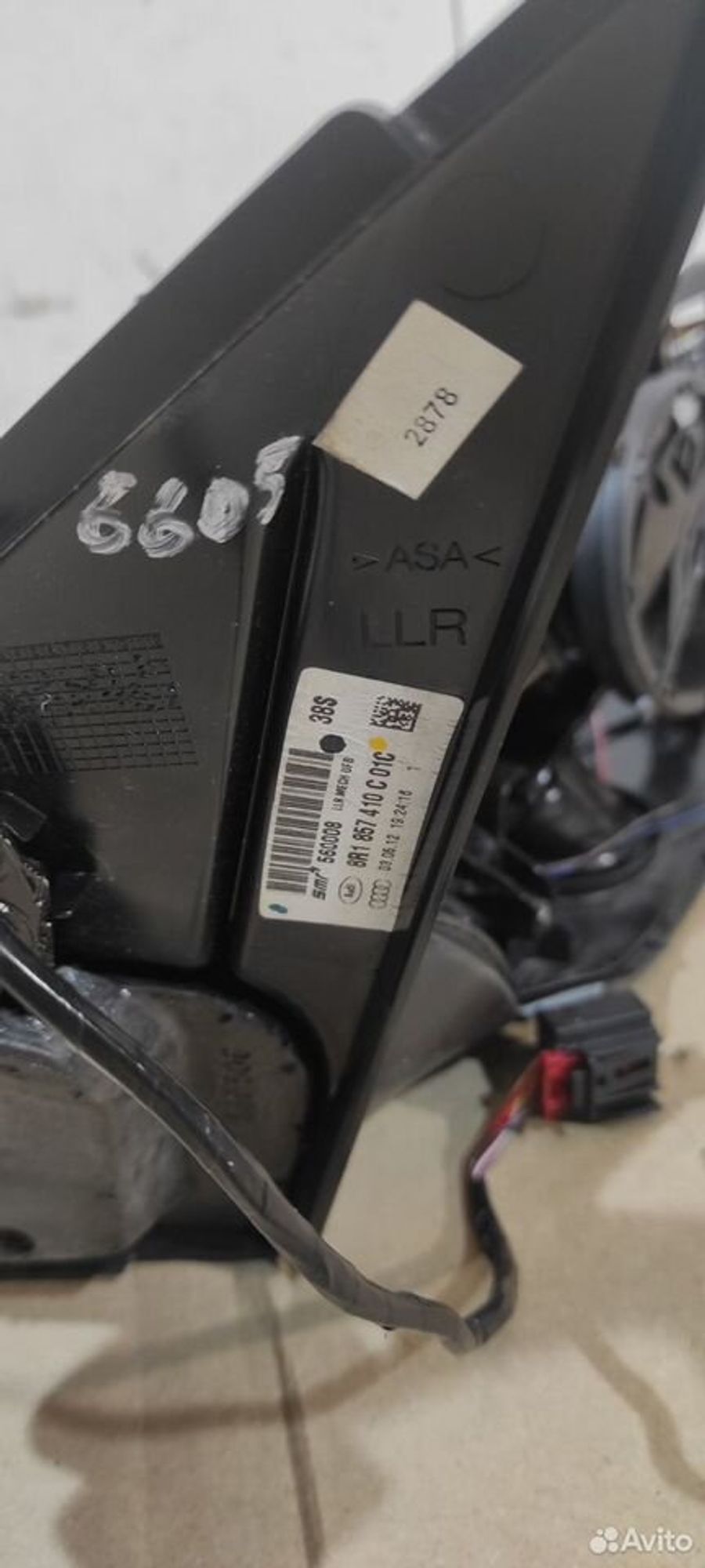 Зеркало правое Audi Q5 2008-2017, 7000 рублей, Уфа